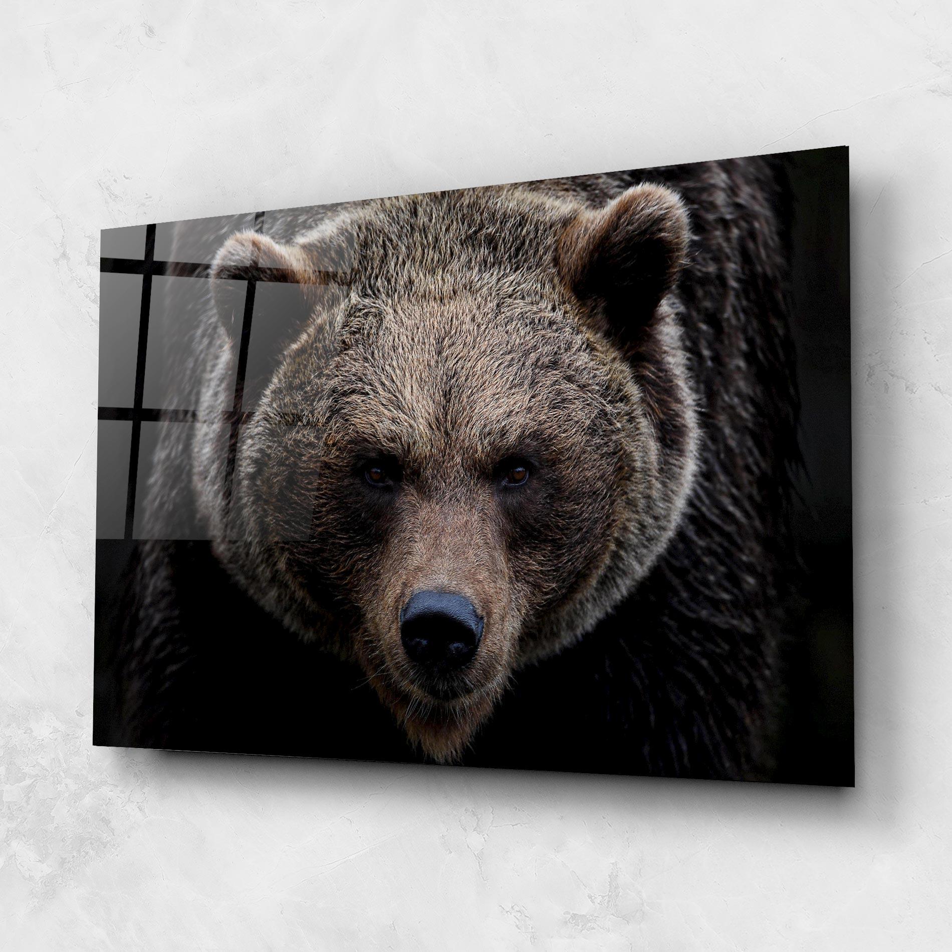 Üvegkép Brown Bear mockup 1
