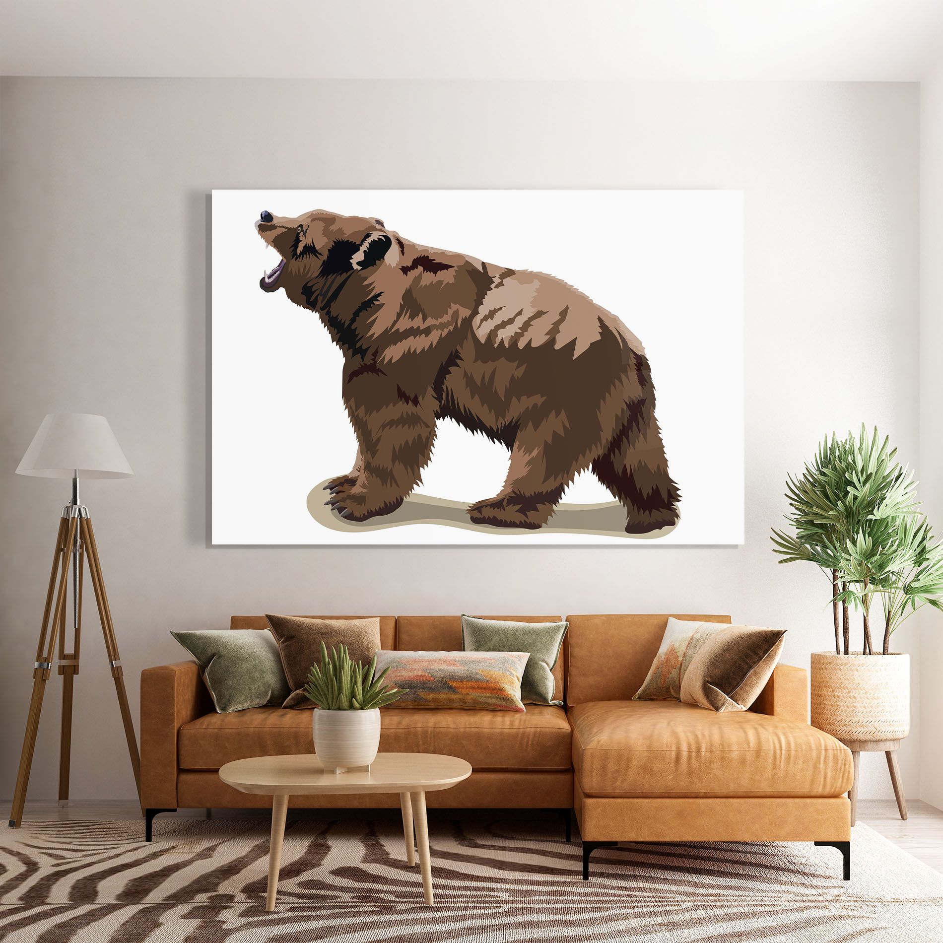 Angry Walking Bear mockup 7
