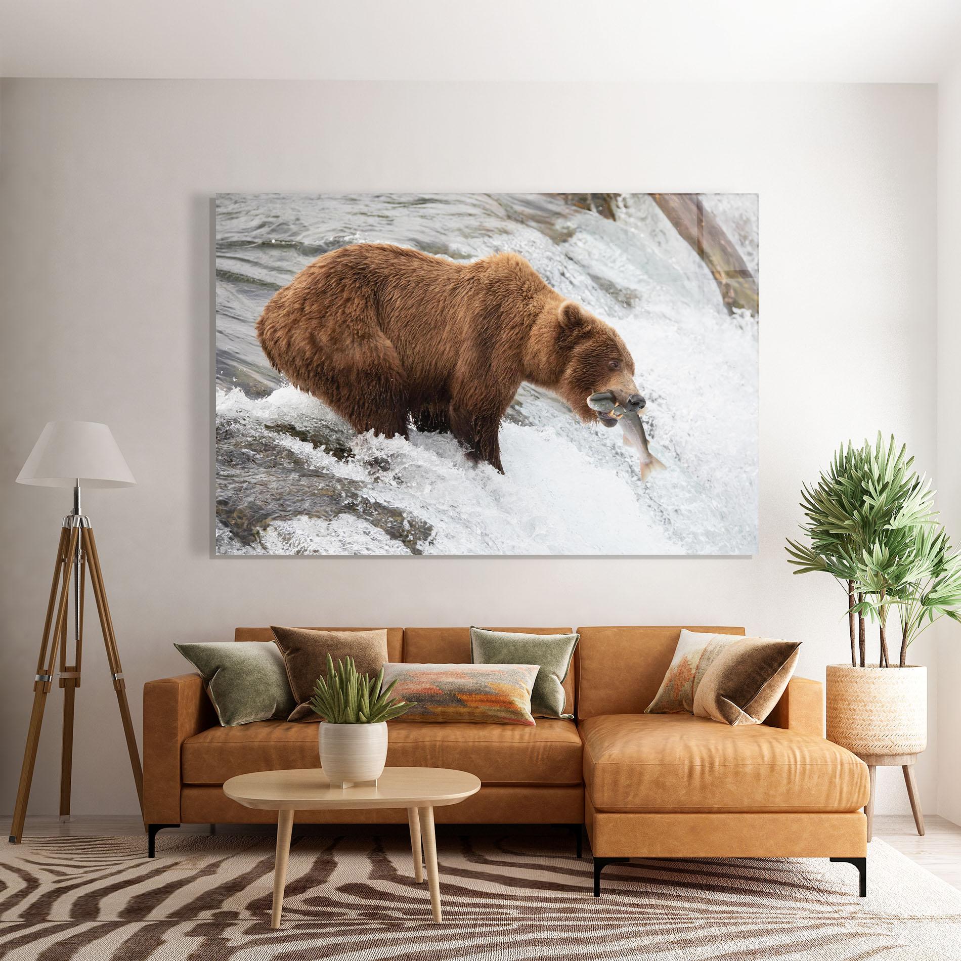 Üvegkép Bear Hunting mockup 7