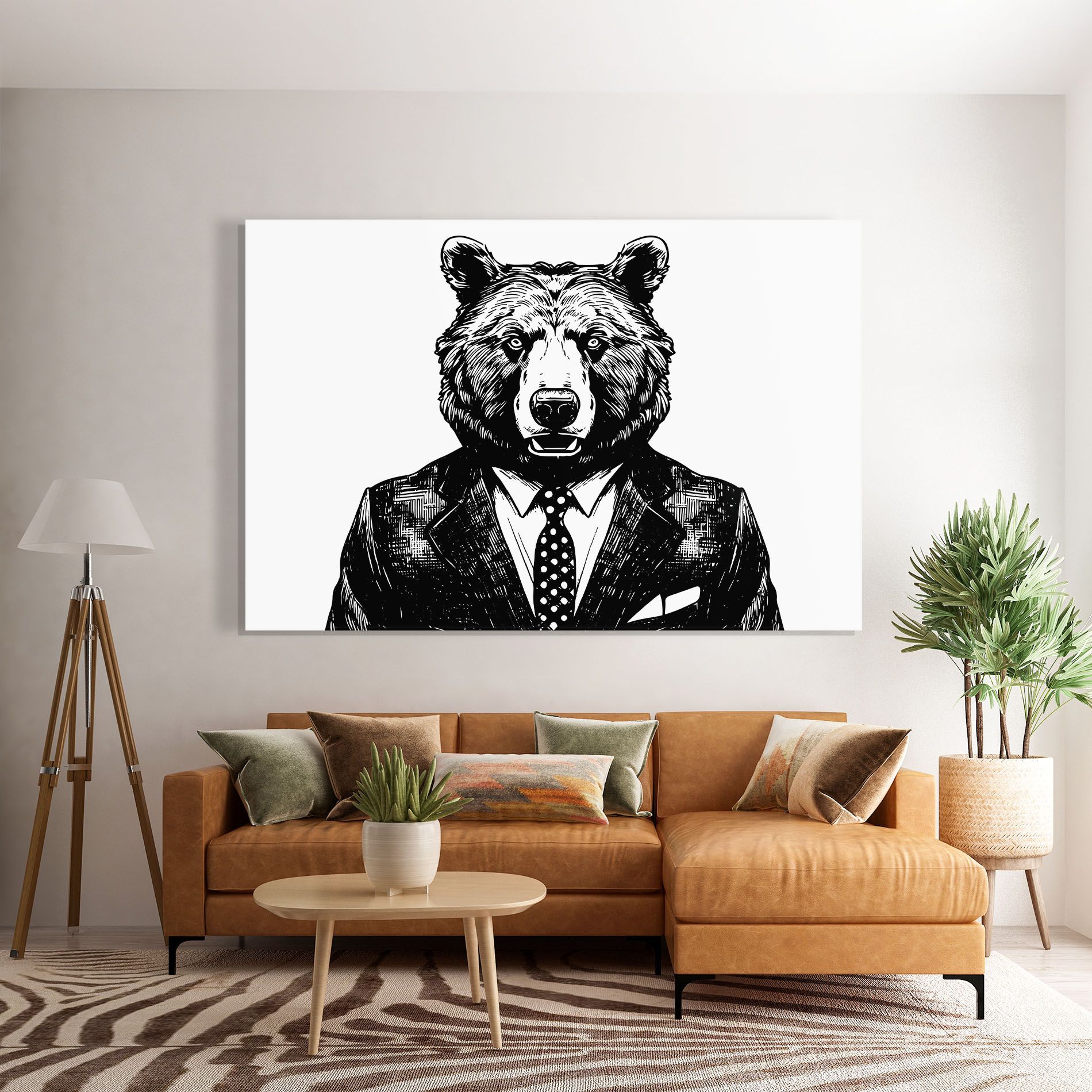 Bear In Suit mockup 7