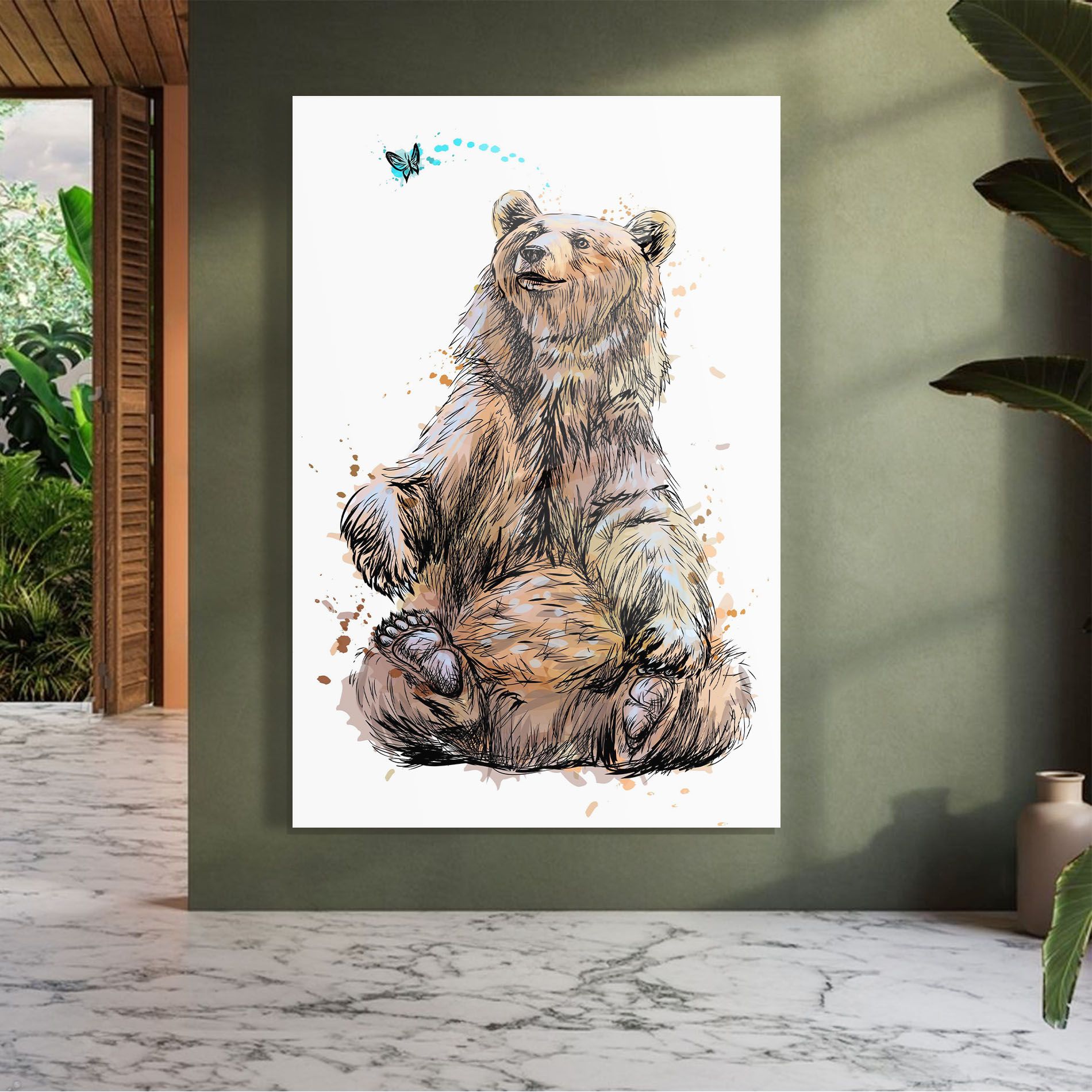 Butterfly Bear mockup 7