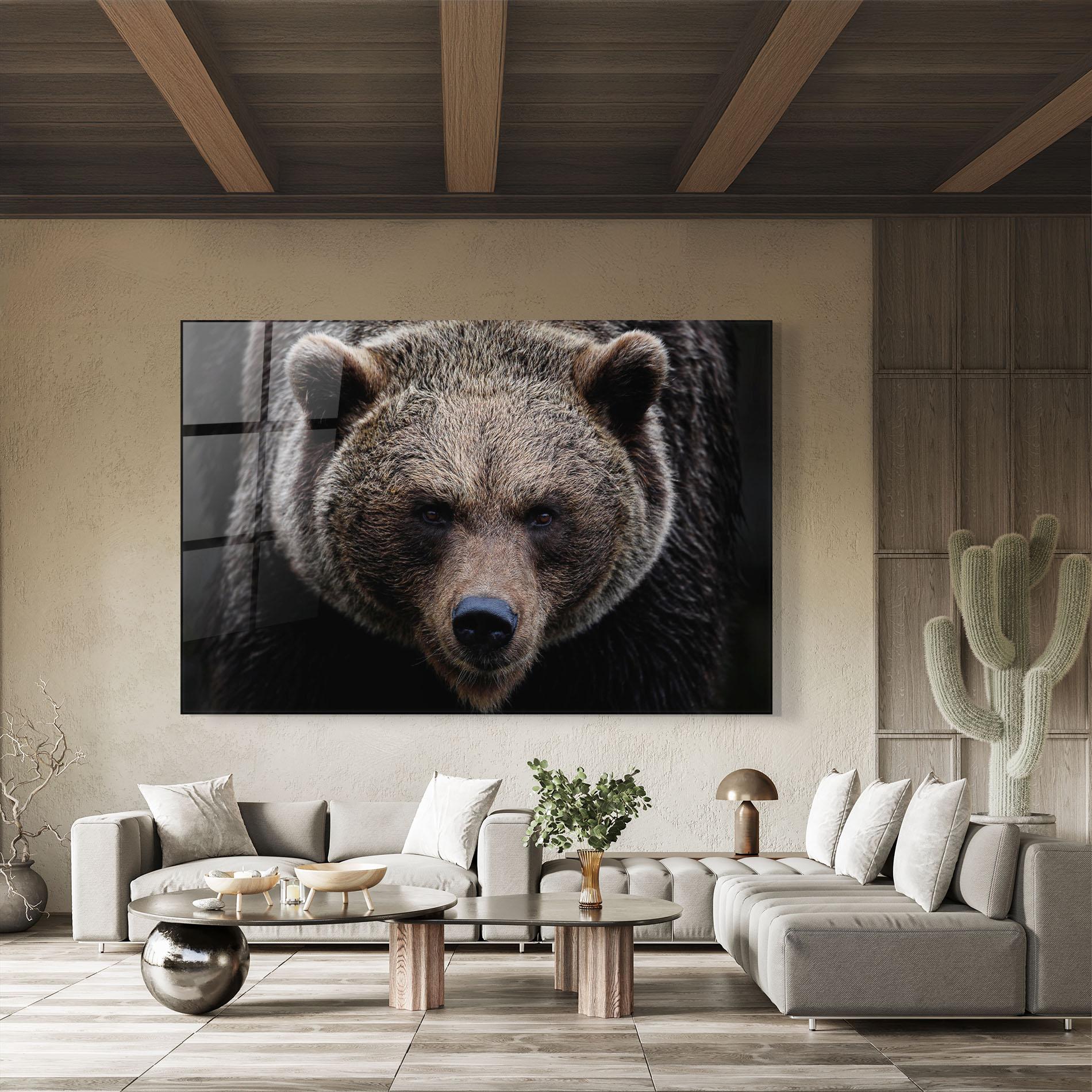Üvegkép Brown Bear mockup 8