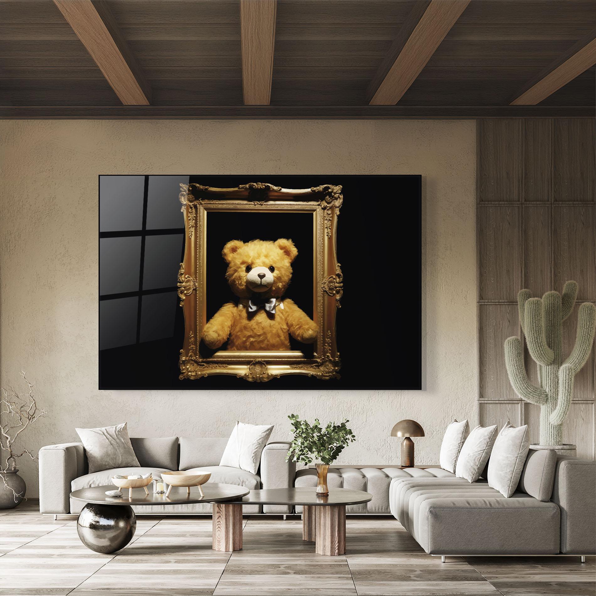 Üvegkép Frame Bear mockup 8
