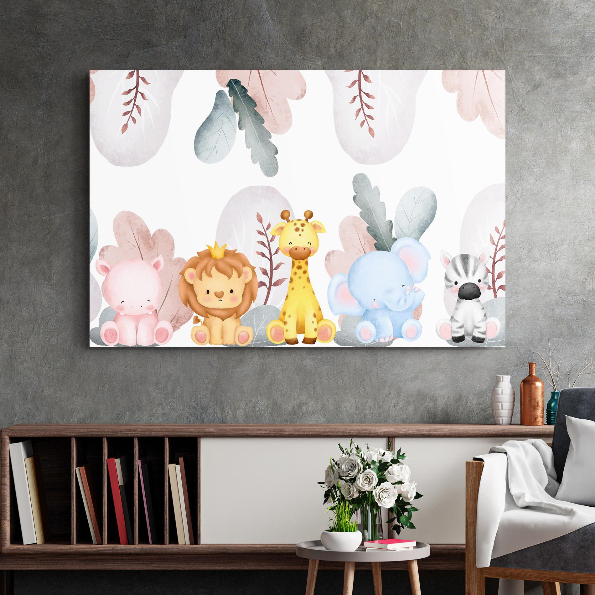 Üvegkép Baby Animals mockup 2