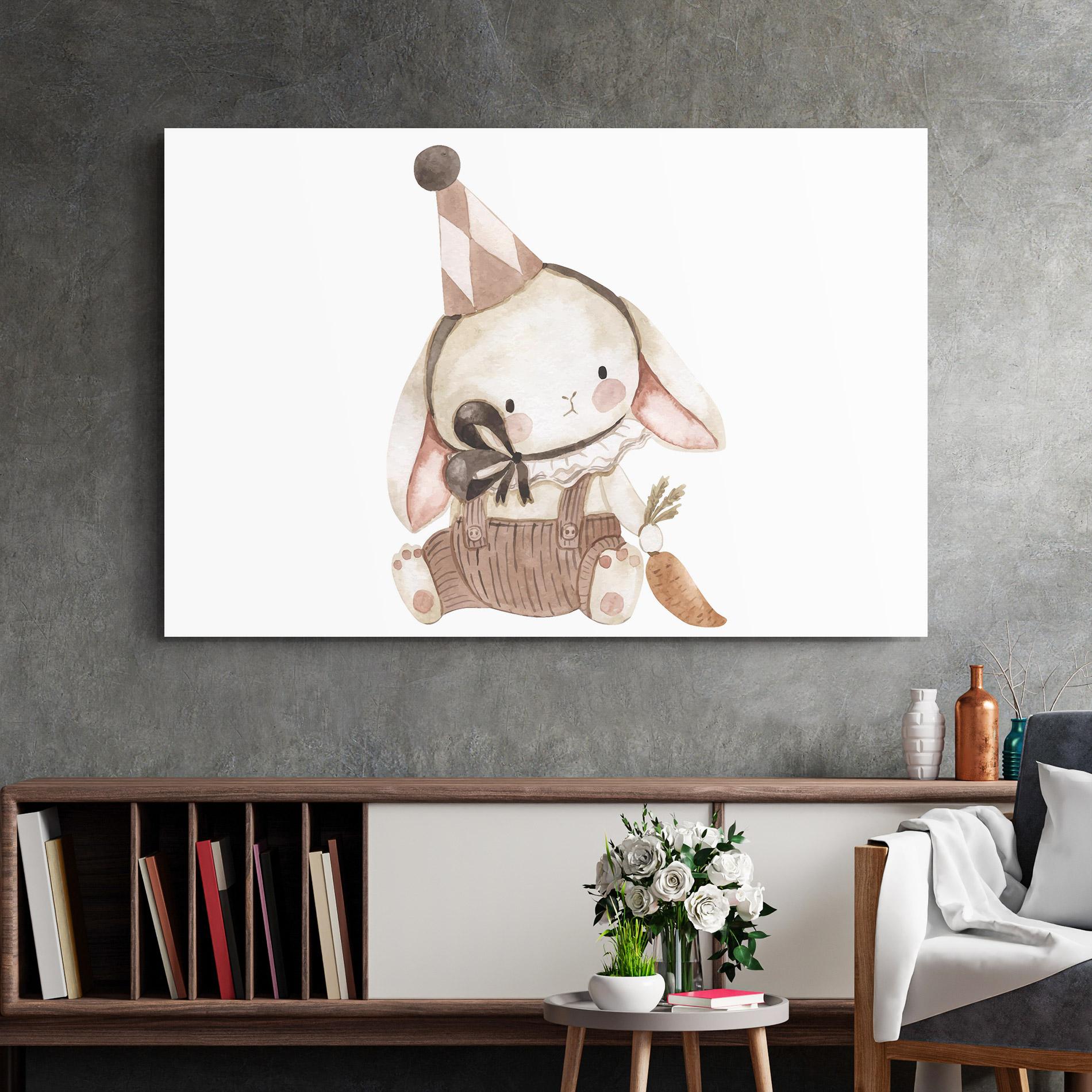 Üvegkép Baby Brown Rabbit mockup 2
