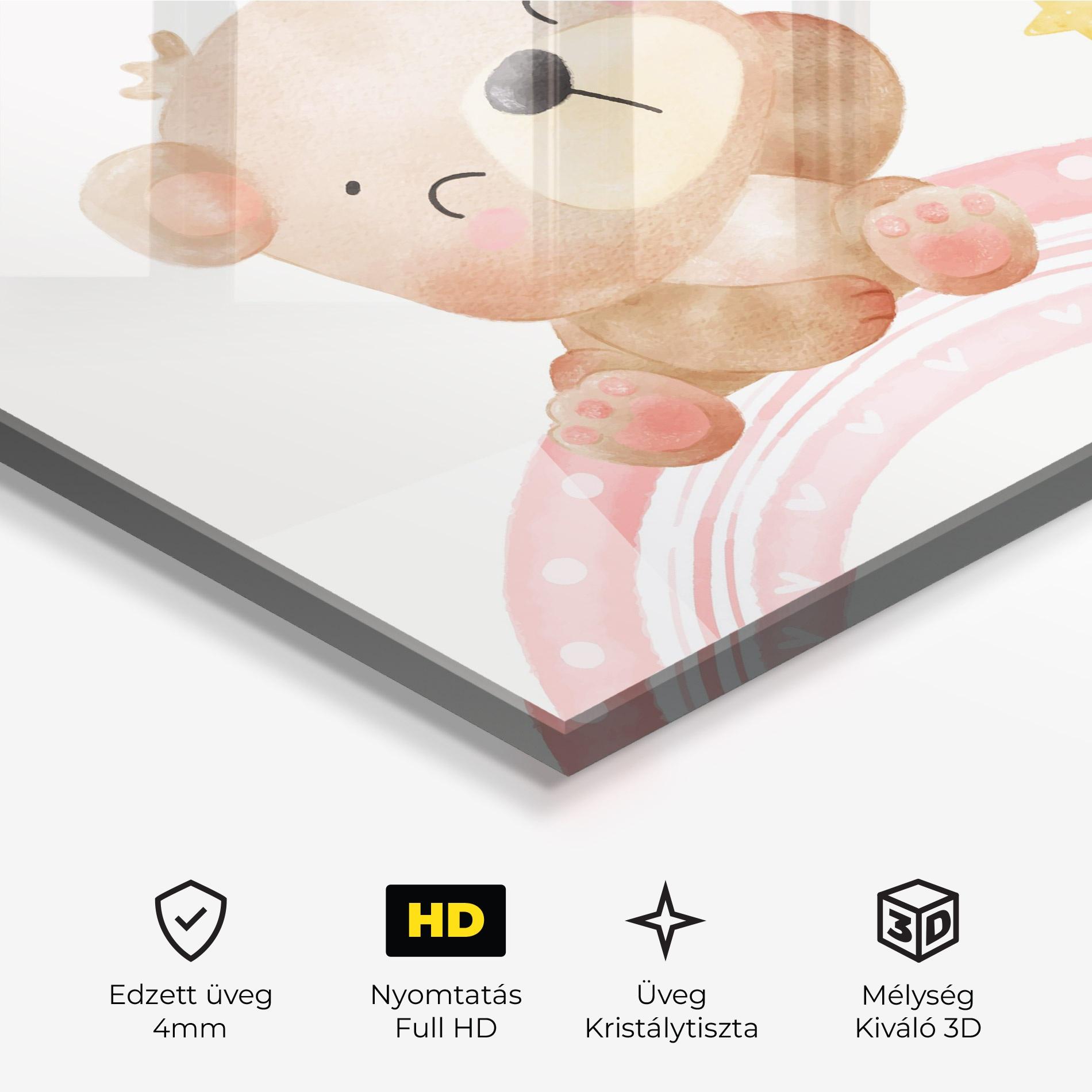 Üvegkép Sweet Baby Bear mockup 3