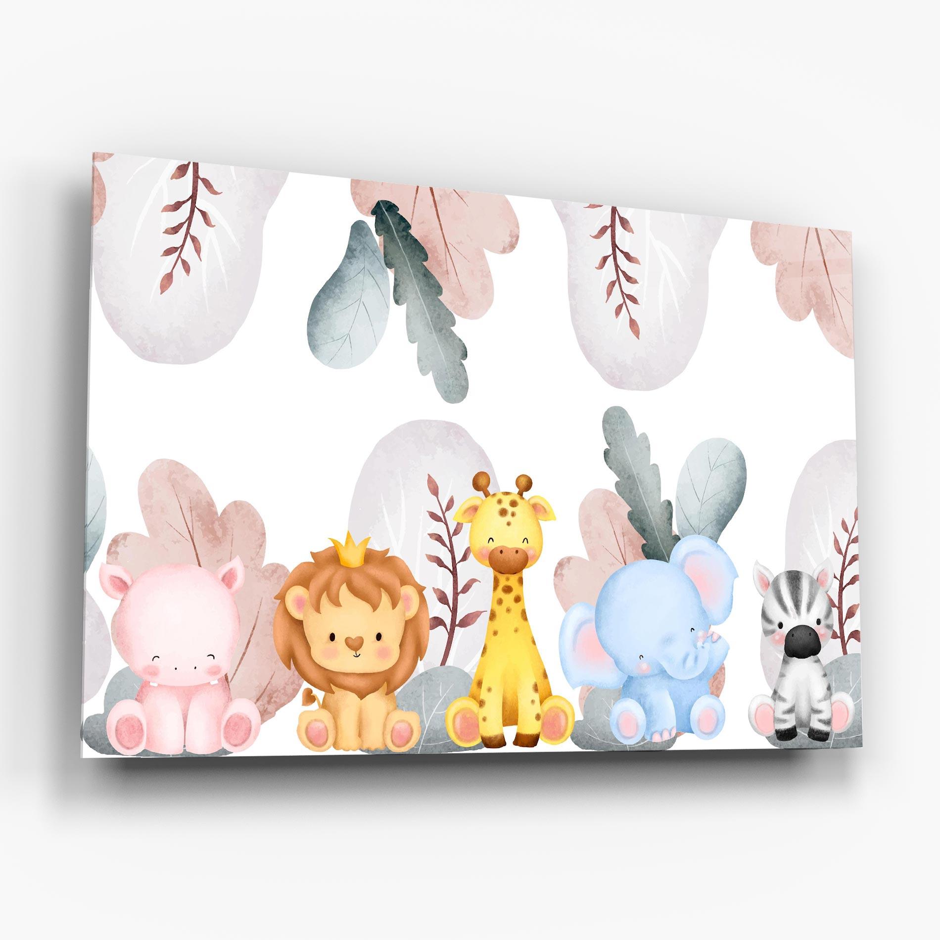 Üvegkép Baby Animals mockup 6