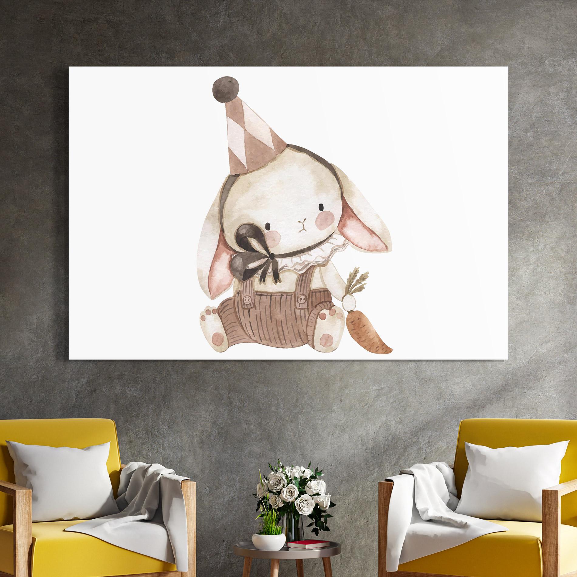 Üvegkép Baby Brown Rabbit mockup 4