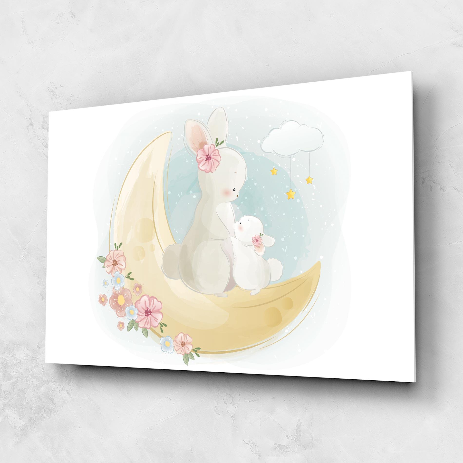 Üvegkép Bunny Moon mockup 1