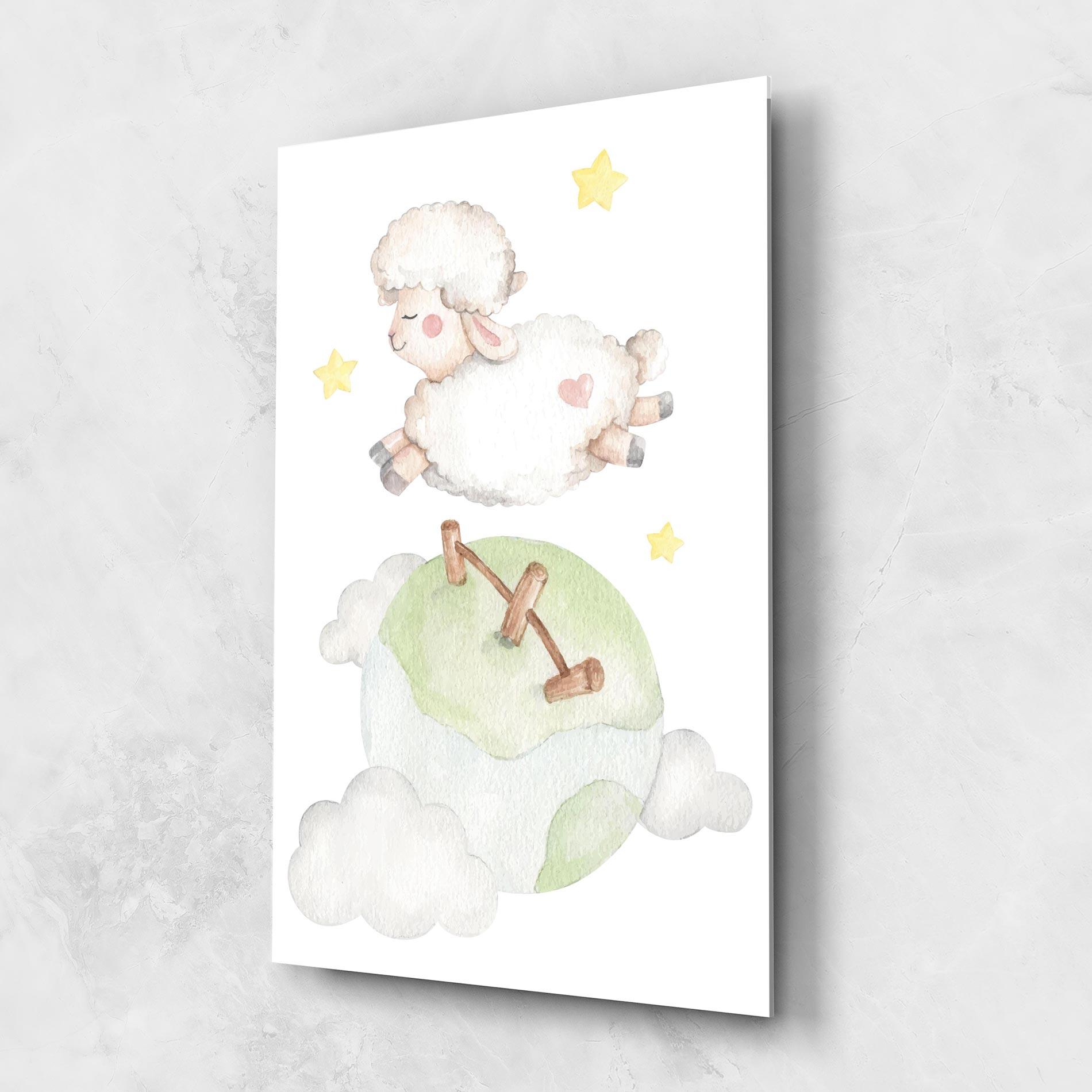 Üvegkép Sheep Jump mockup 1