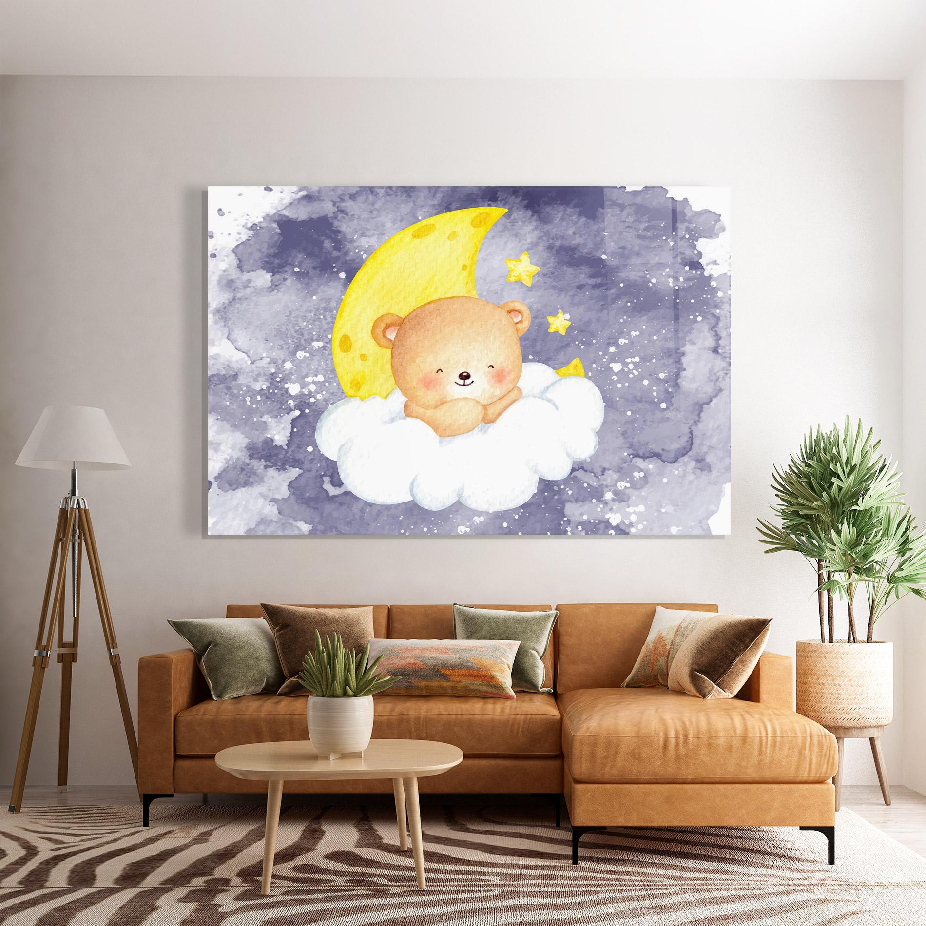 Üvegkép Sleepy Bear mockup 7