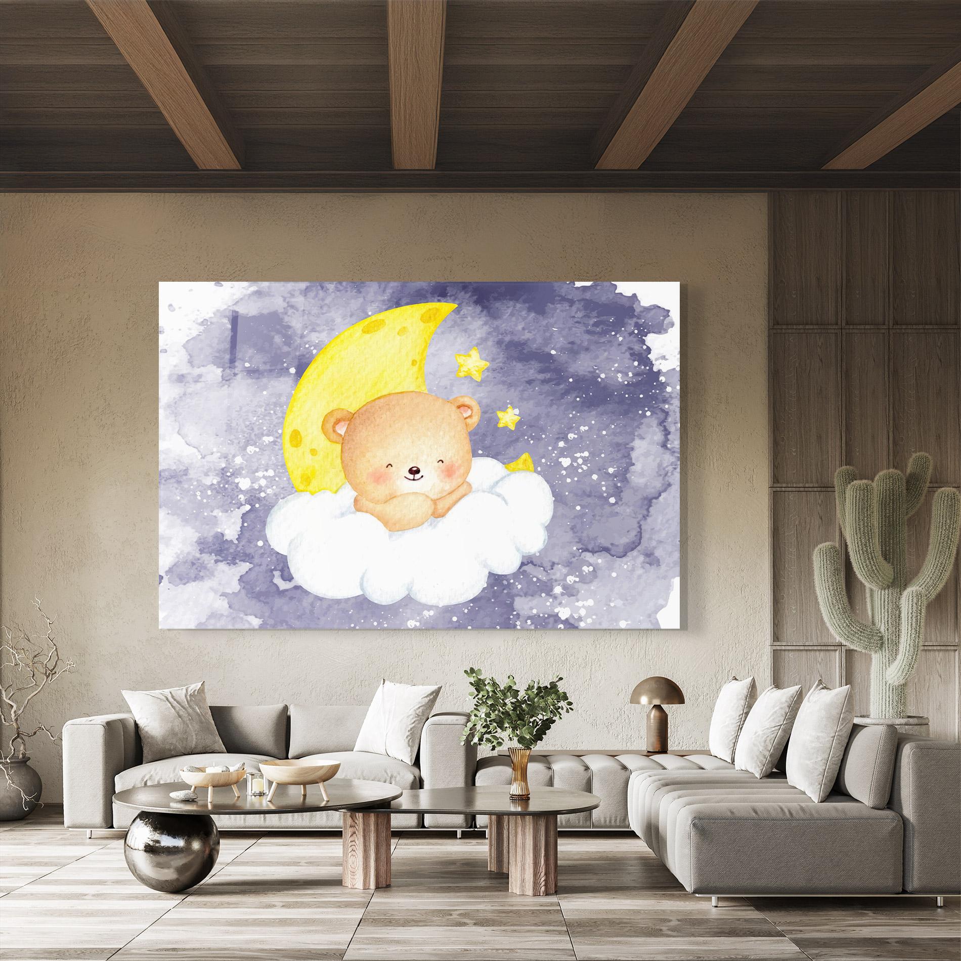 Üvegkép Sleepy Bear mockup 8