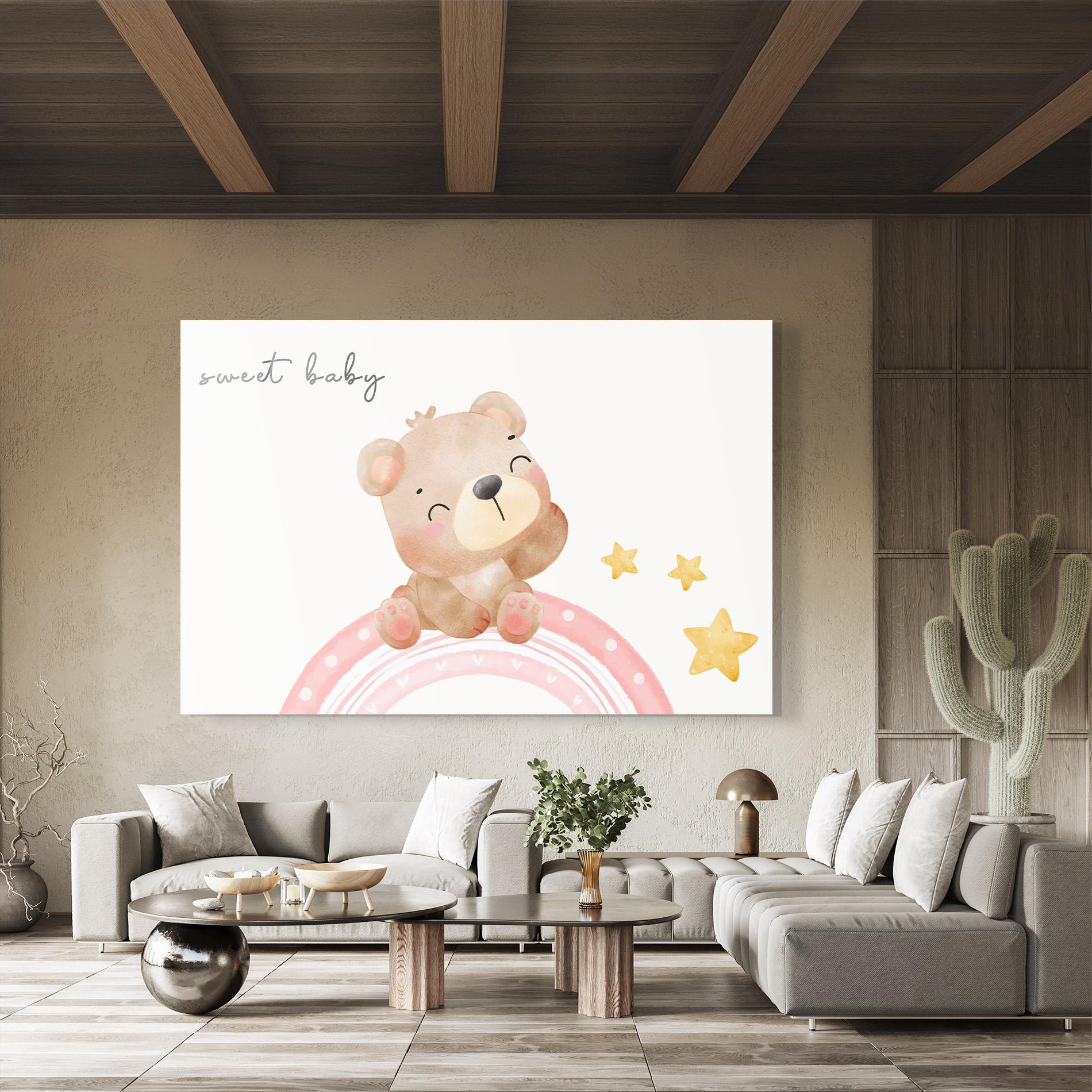 Üvegkép Sweet Baby Bear mockup 8