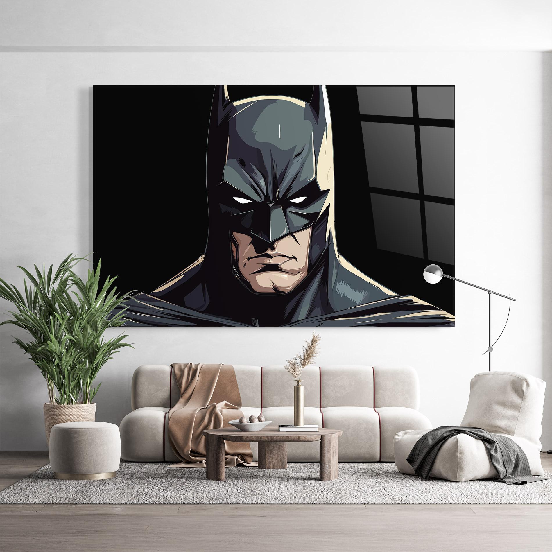 Üvegkép Batman mockup 9