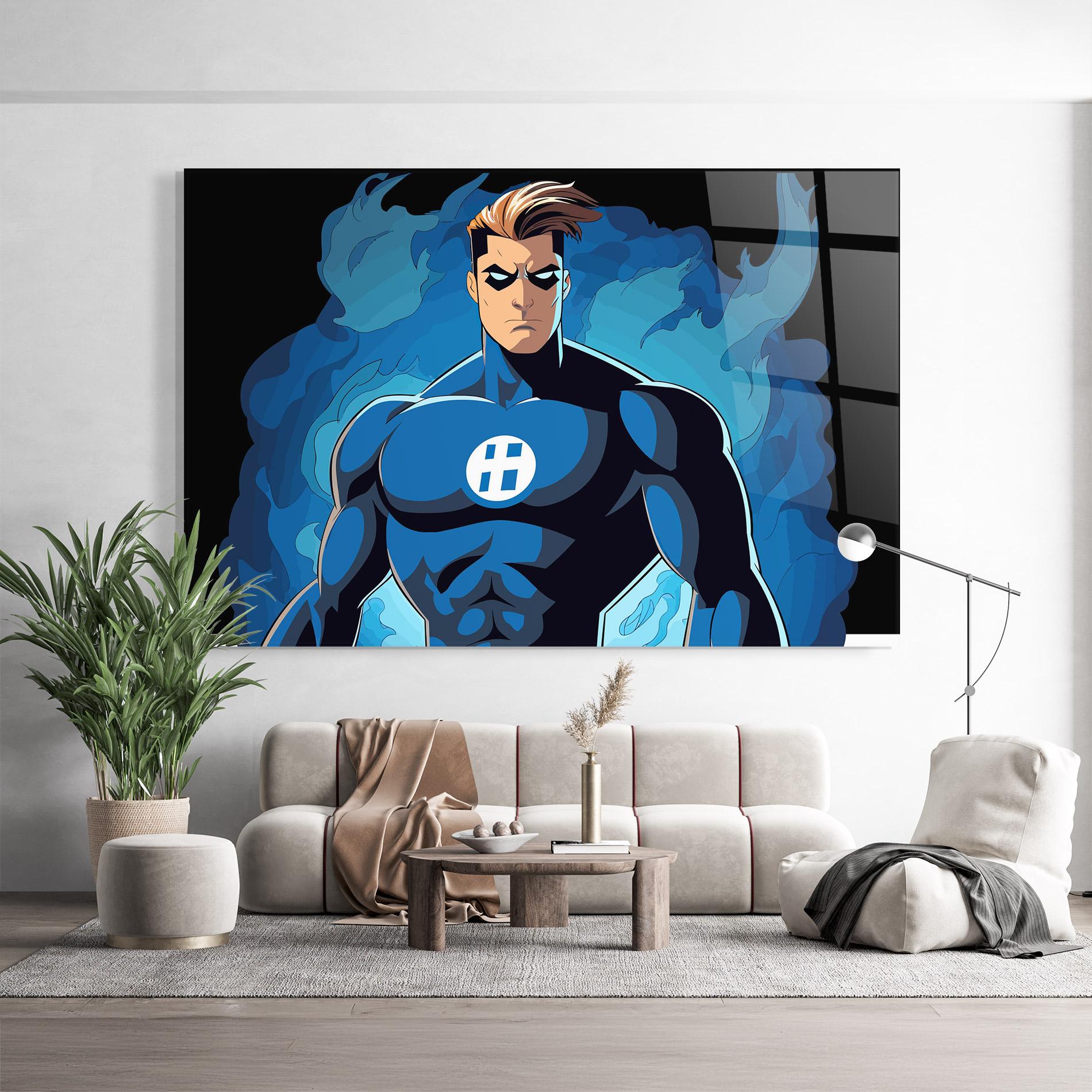 Üvegkép Blue Hero mockup 9