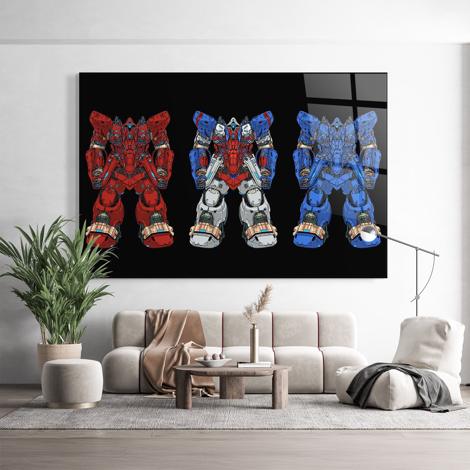 Blue Red Robots mockup 9