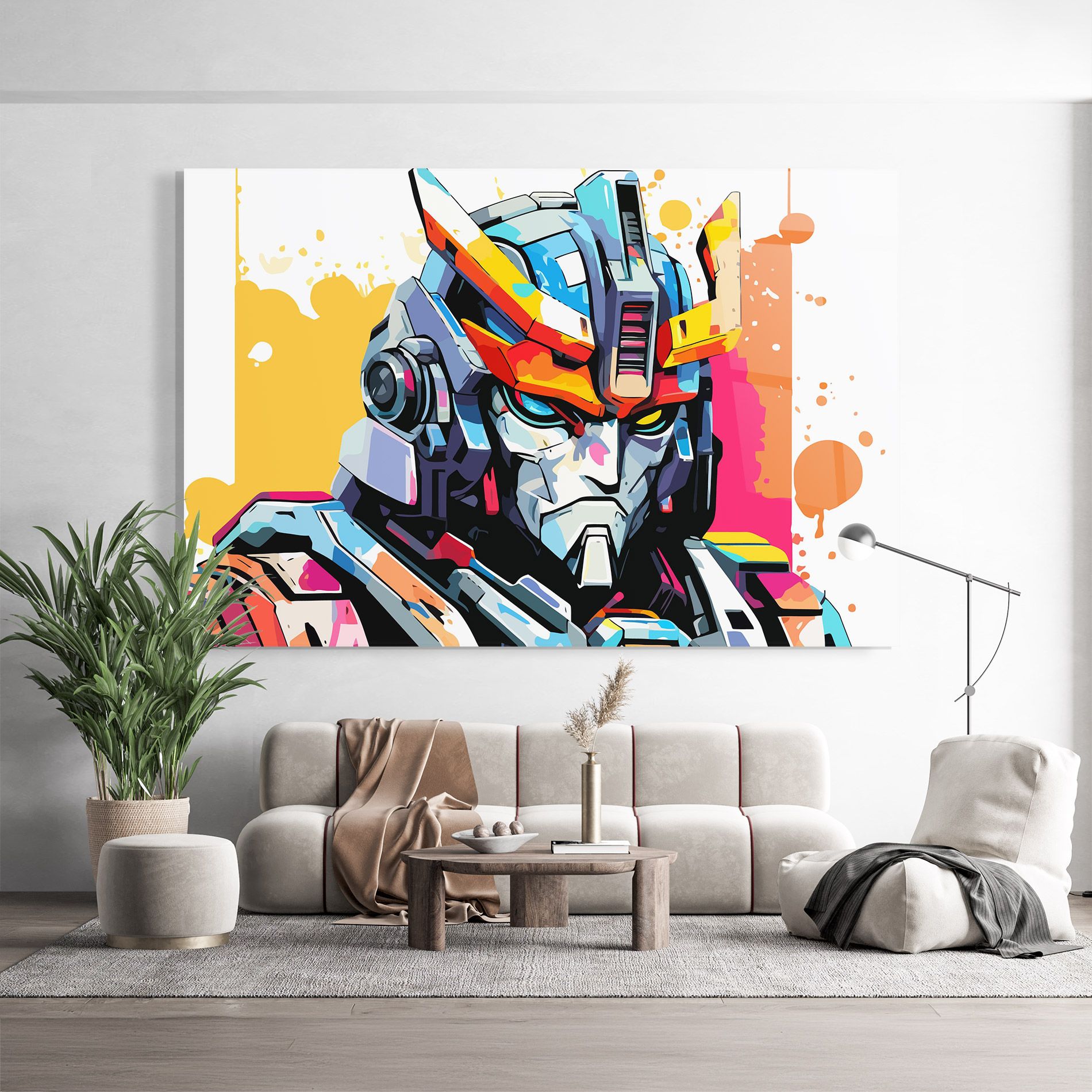 Colorful Art Robot mockup 9