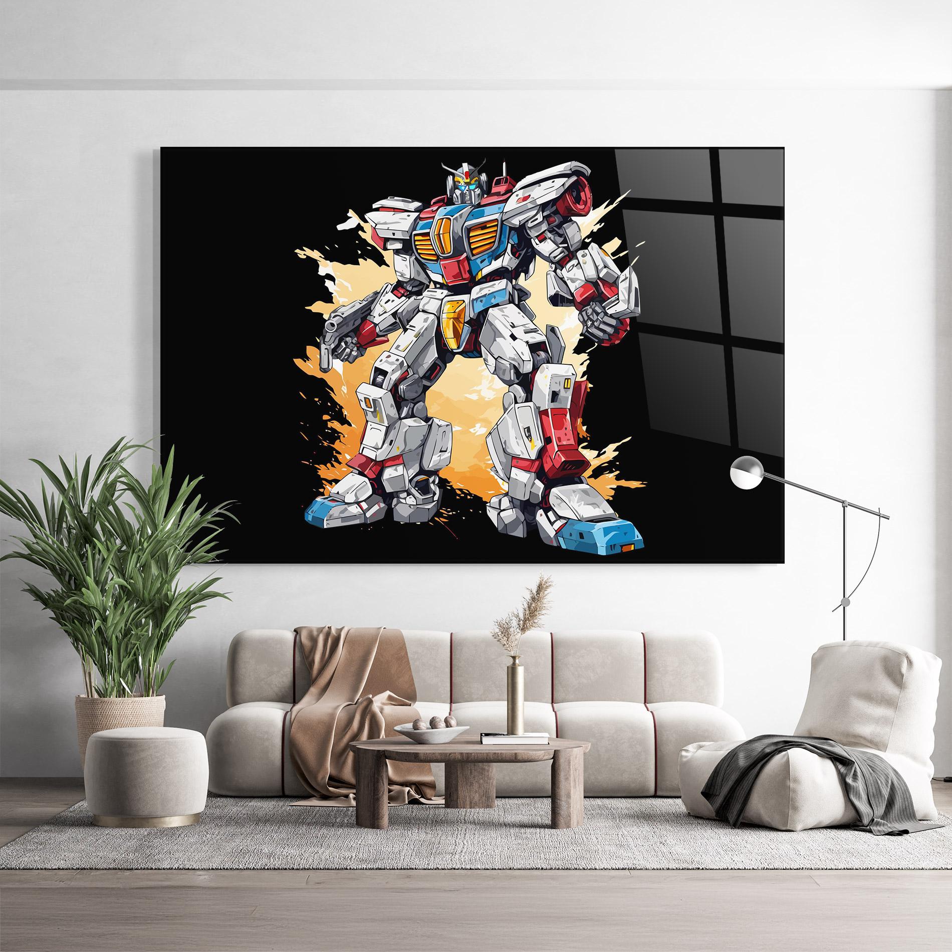 Üvegkép Crazy Robot mockup 9