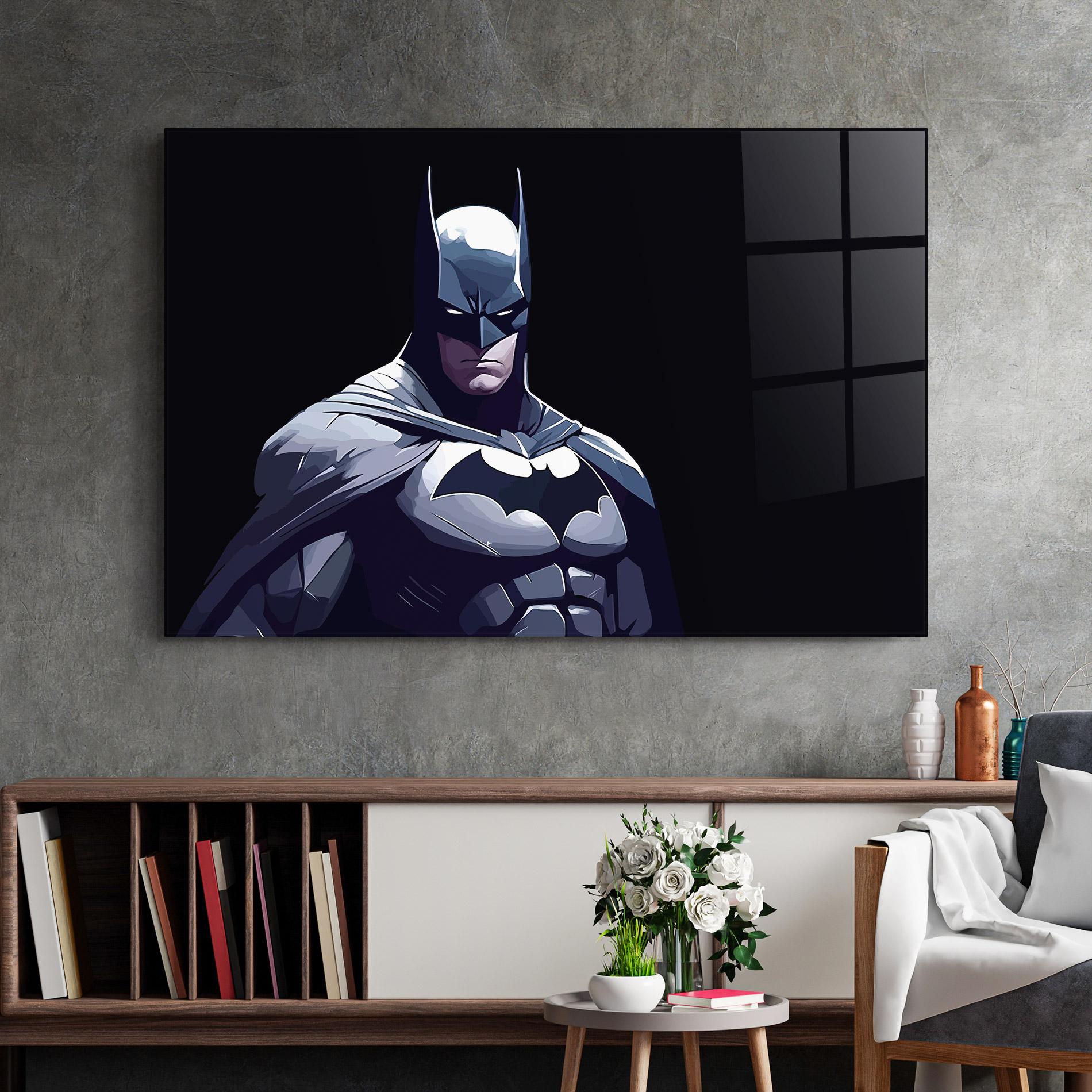 Üvegkép Batman Art mockup 2