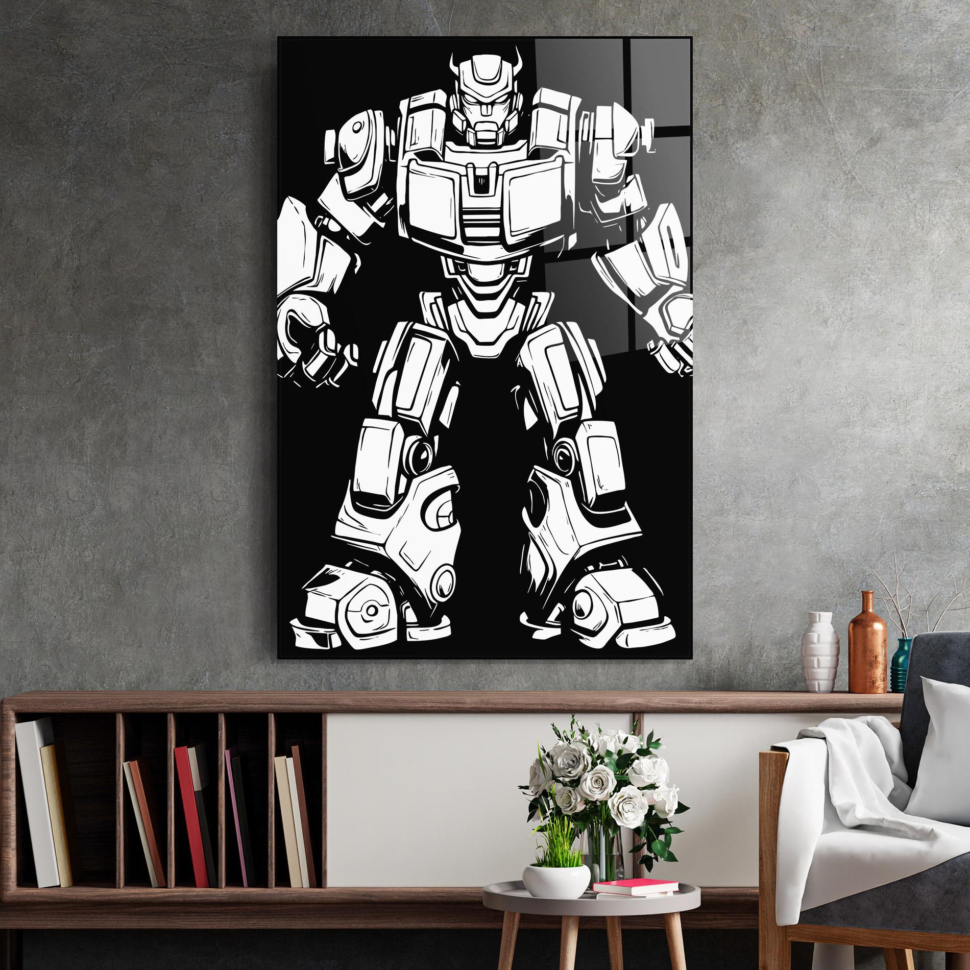 Üvegkép Robot Machine mockup 2