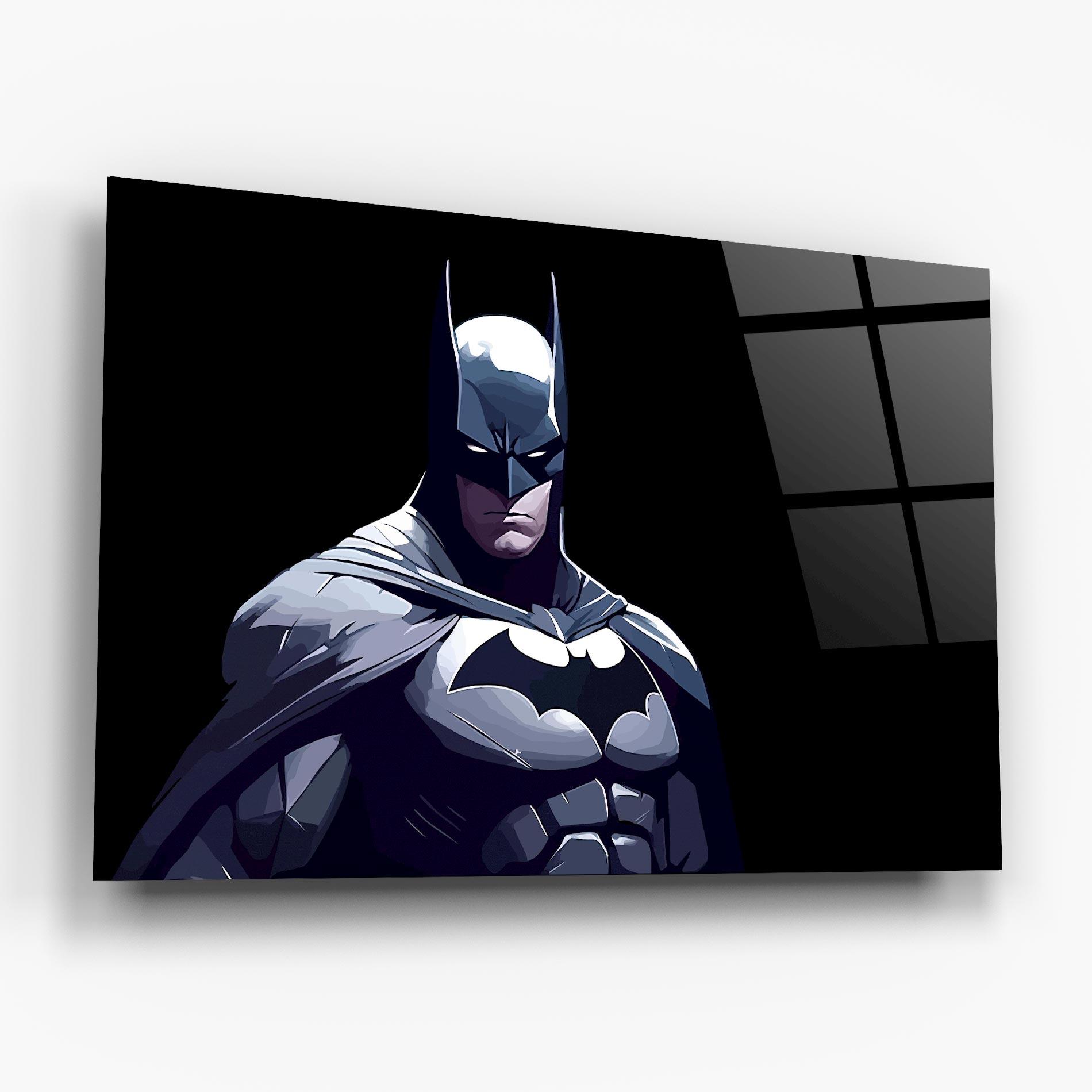 Üvegkép Batman Art mockup 6