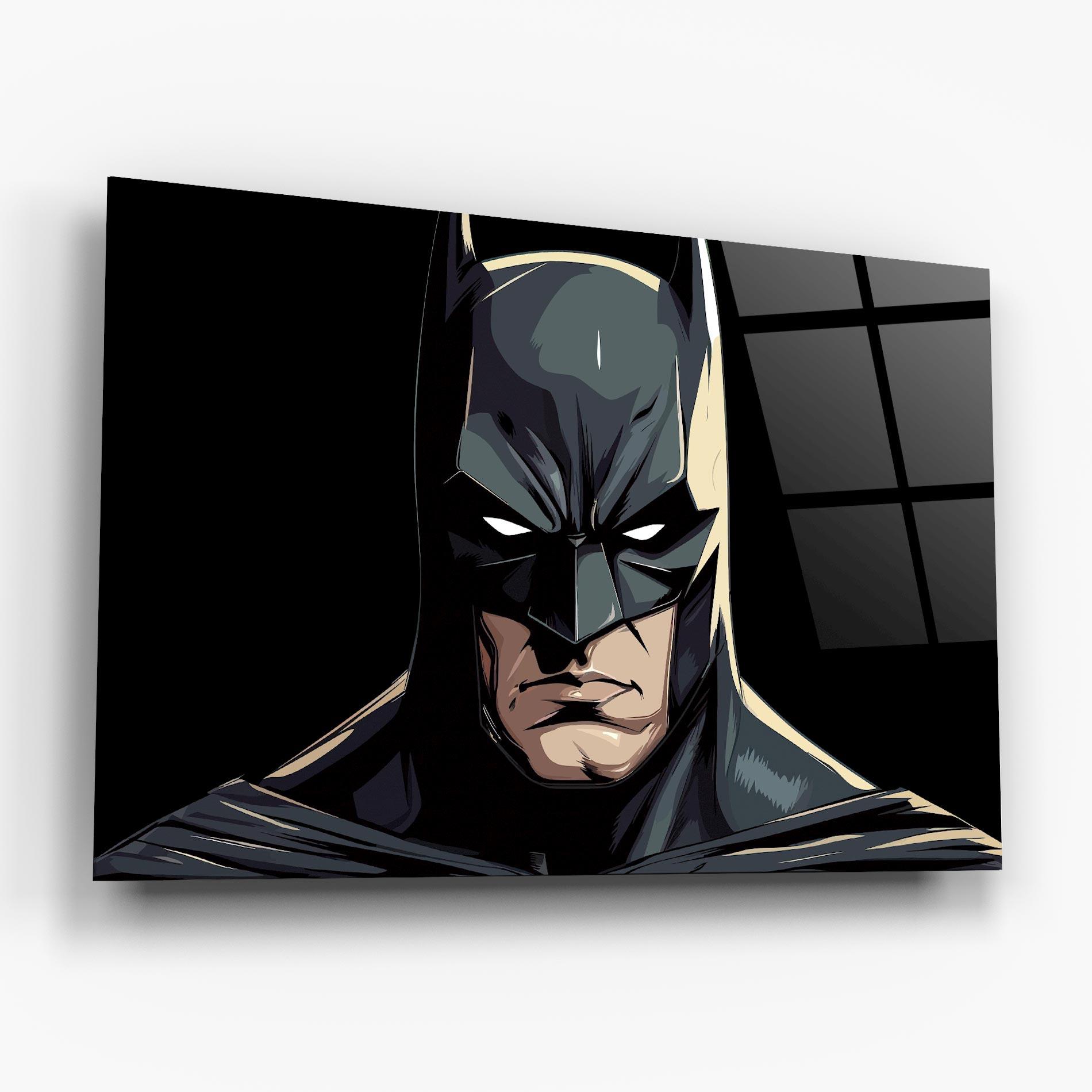 Üvegkép Batman mockup 6