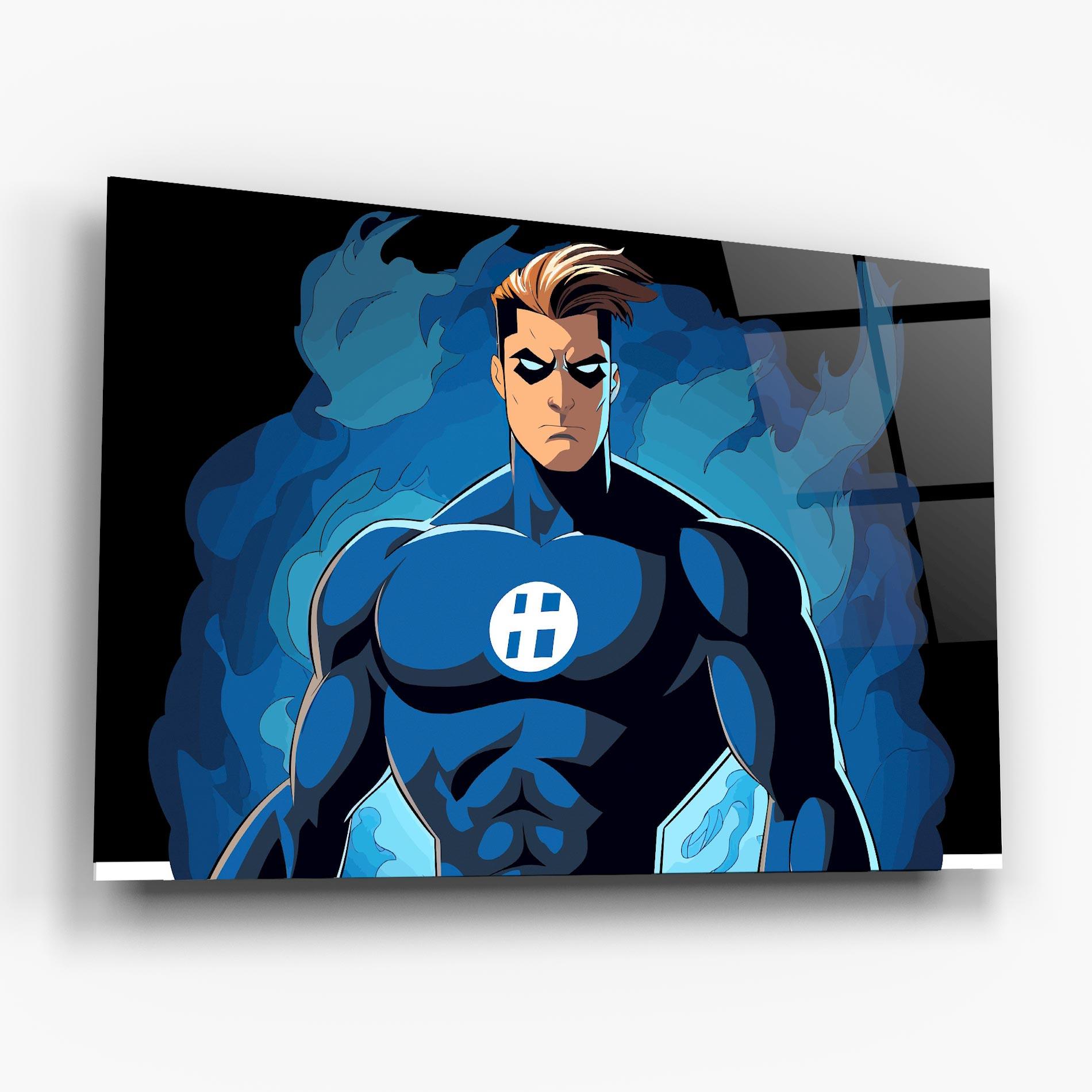 Üvegkép Blue Hero mockup 6