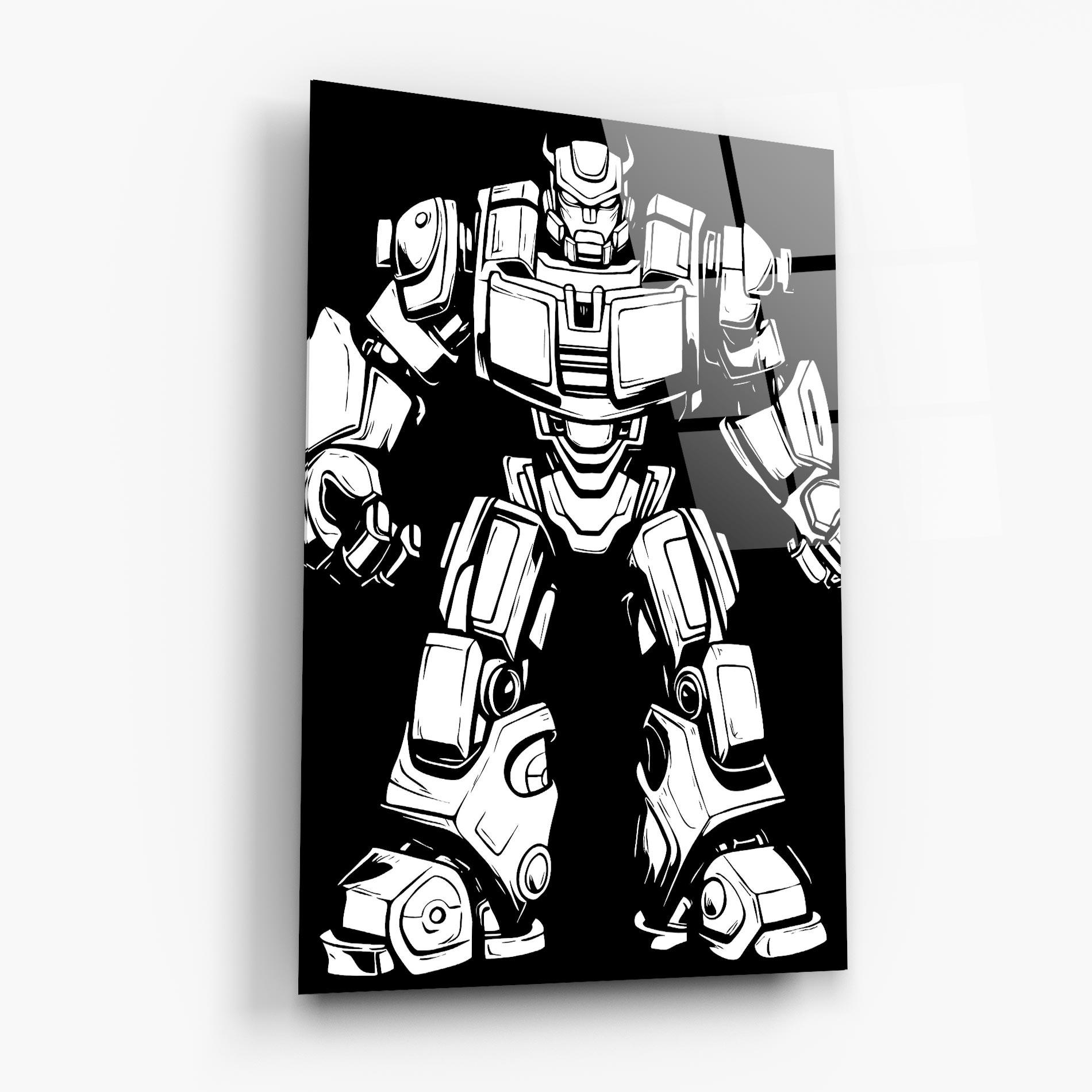 Üvegkép Robot Machine mockup 6