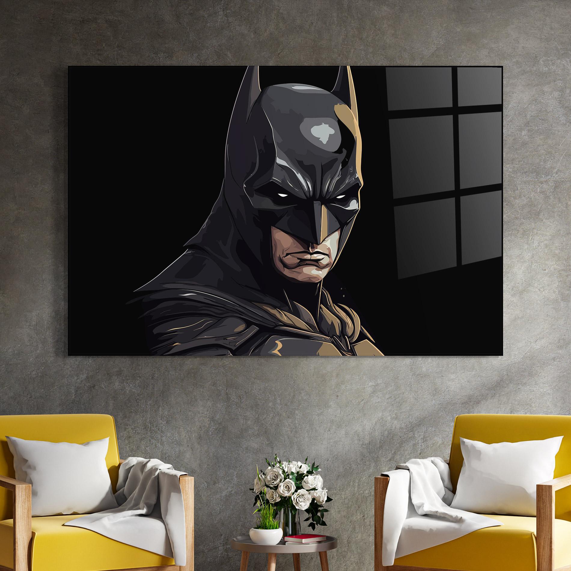 Üvegkép Angry Batman mockup 4