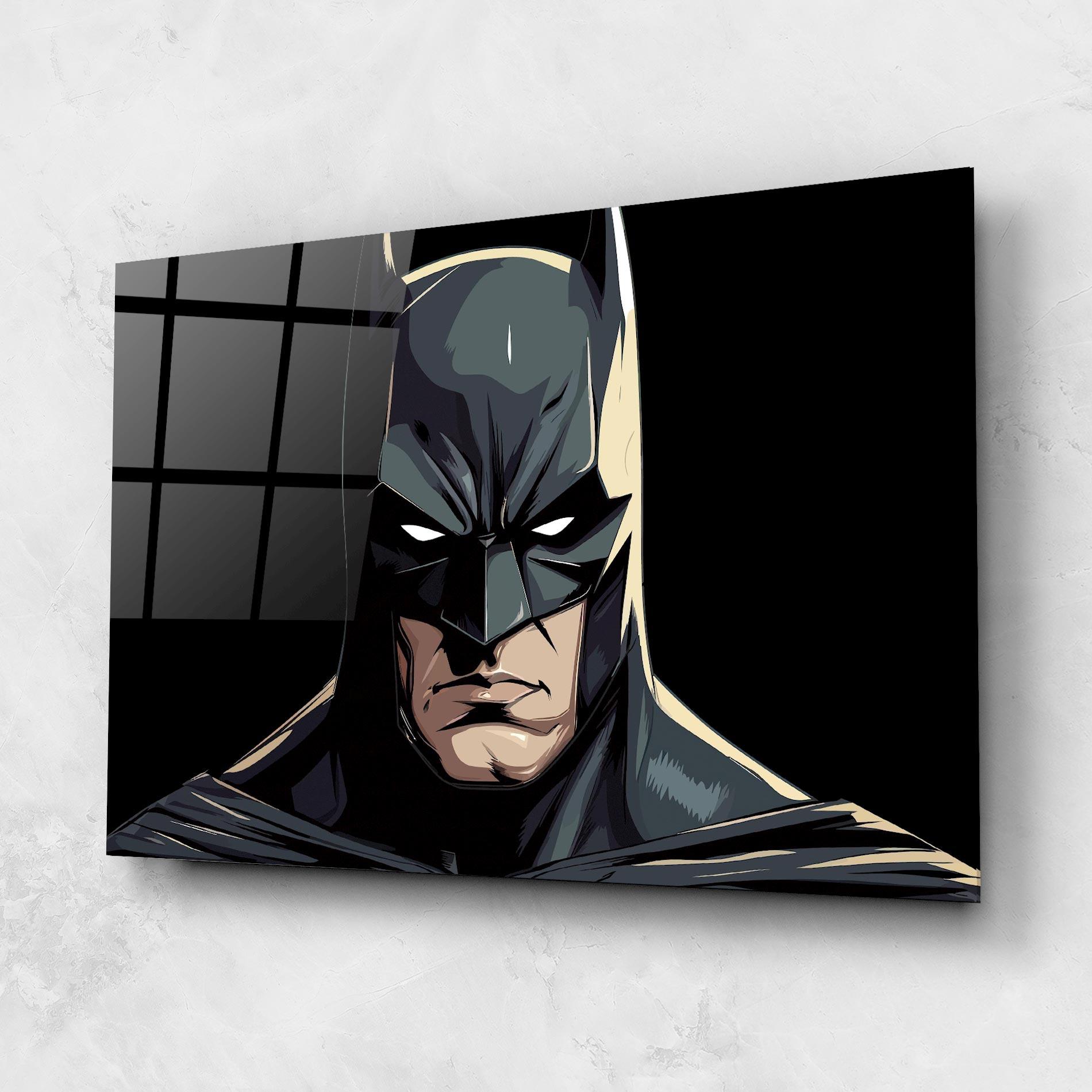 Üvegkép Batman mockup 1