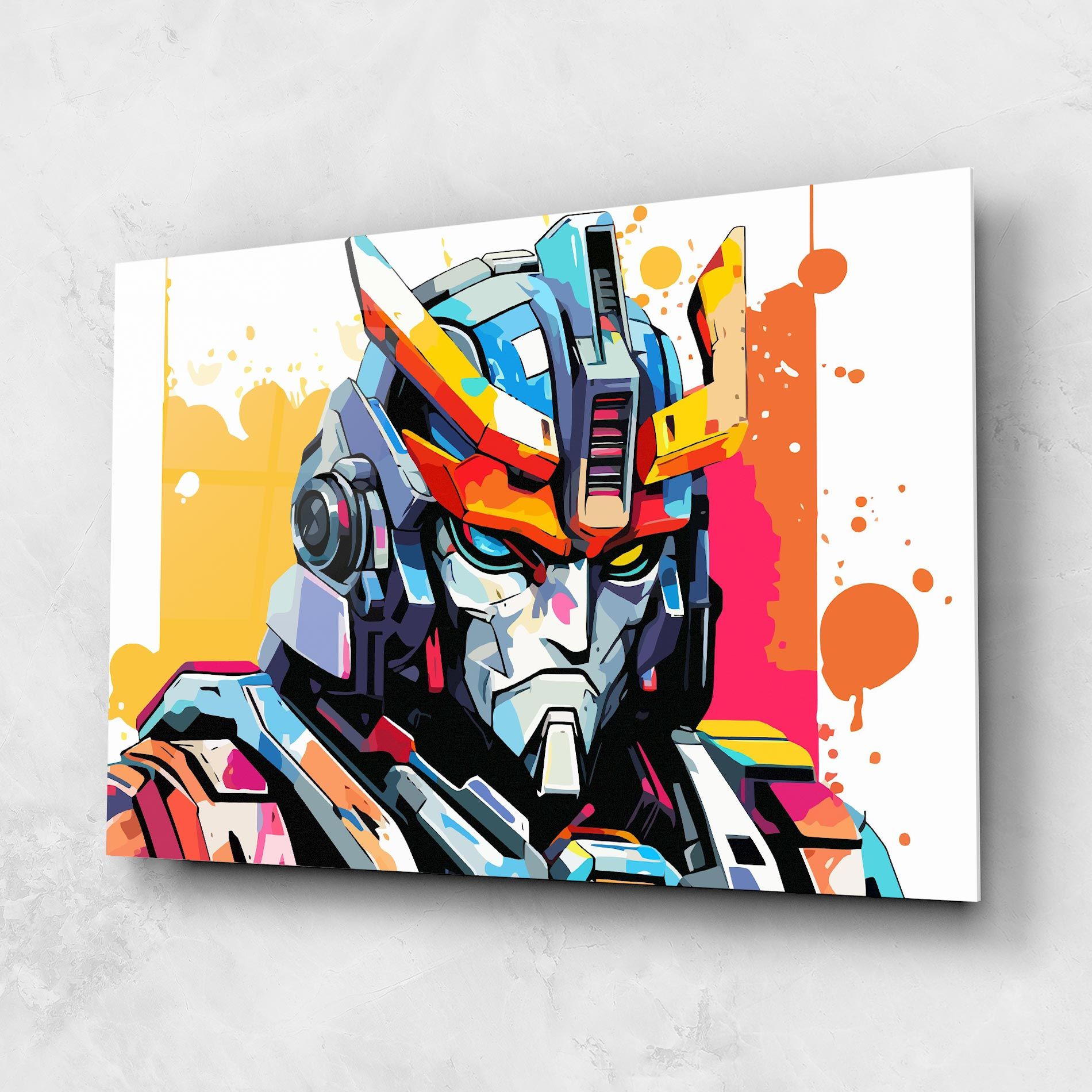 Colorful Art Robot mockup 1