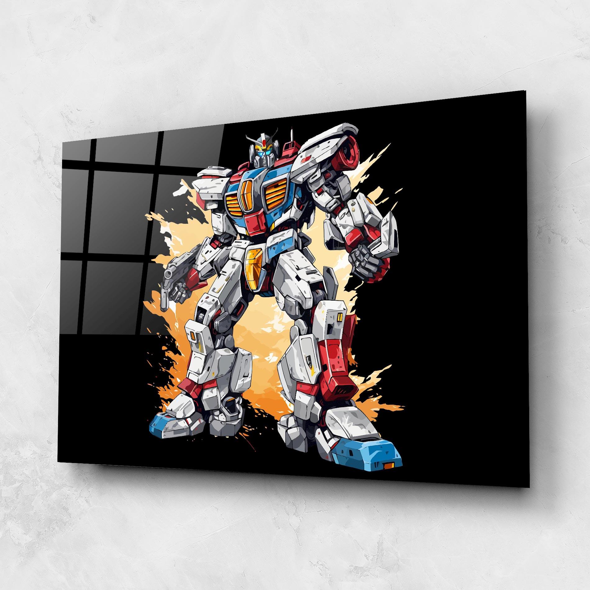 Üvegkép Crazy Robot mockup 1