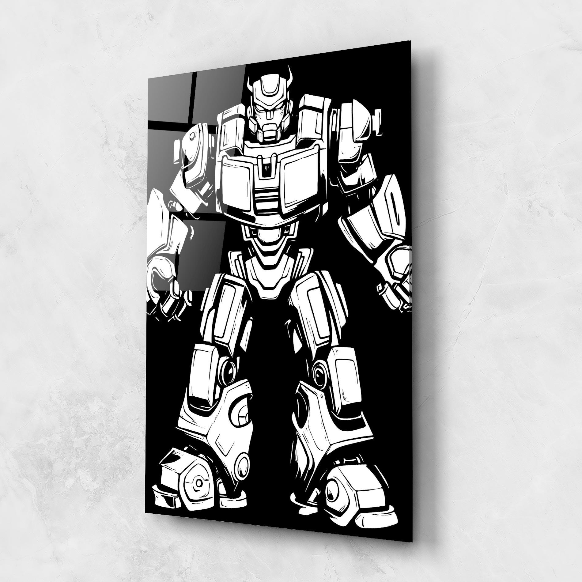 Üvegkép Robot Machine mockup 1