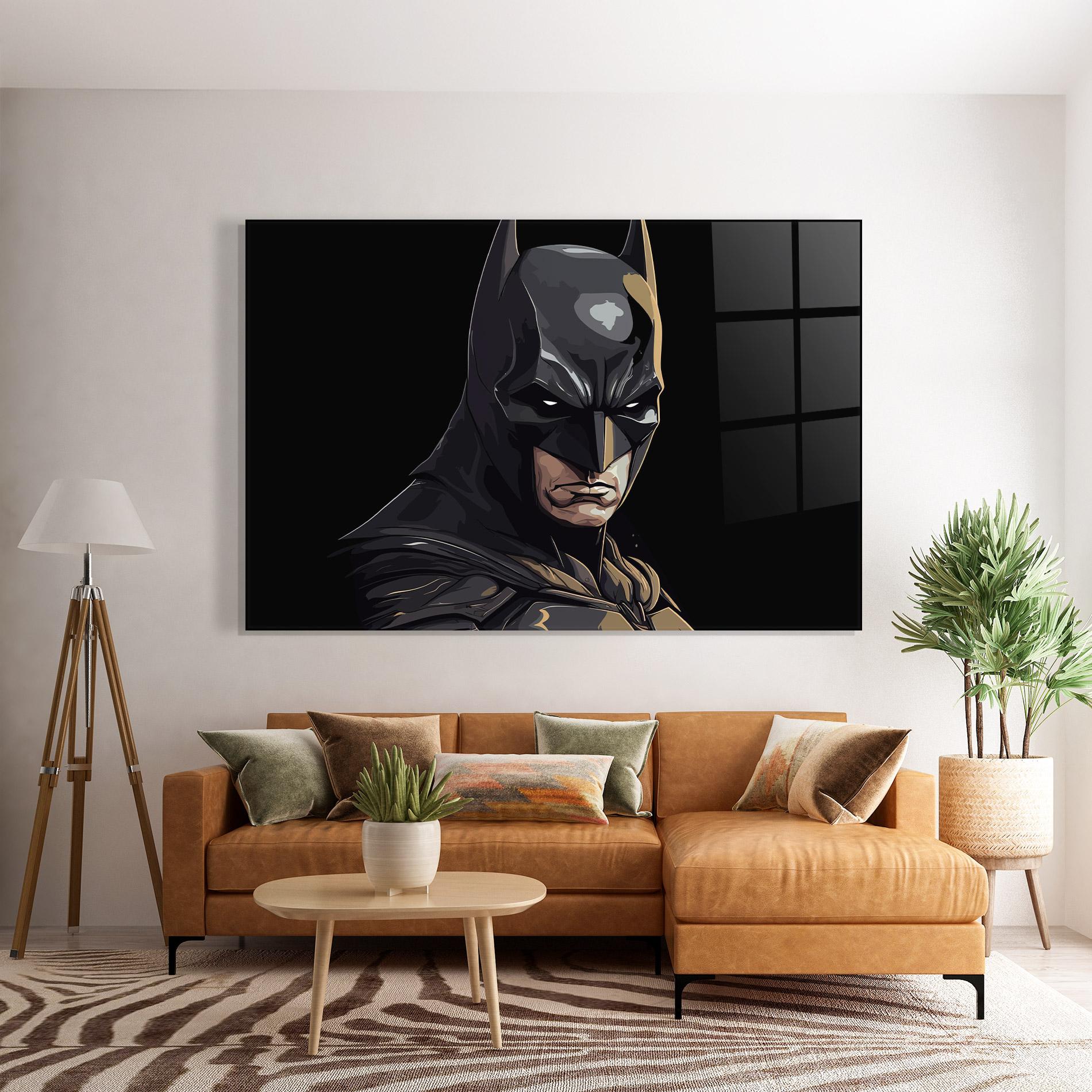 Üvegkép Angry Batman mockup 7