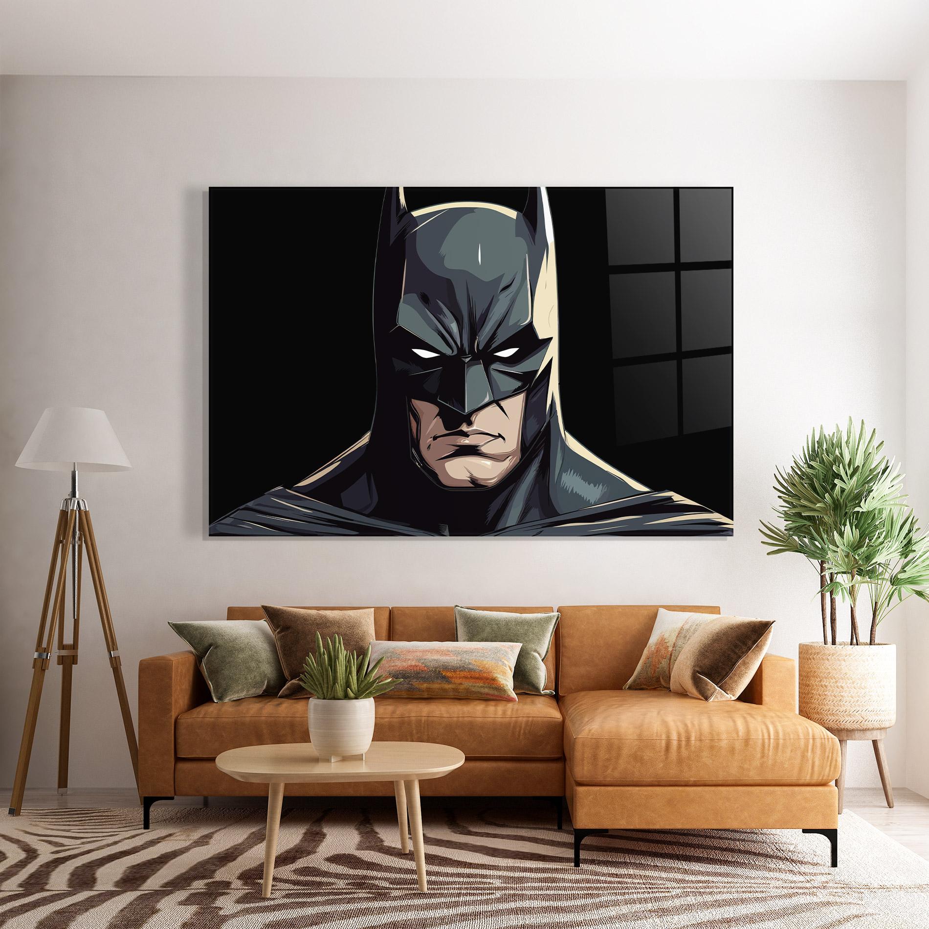 Üvegkép Batman mockup 7