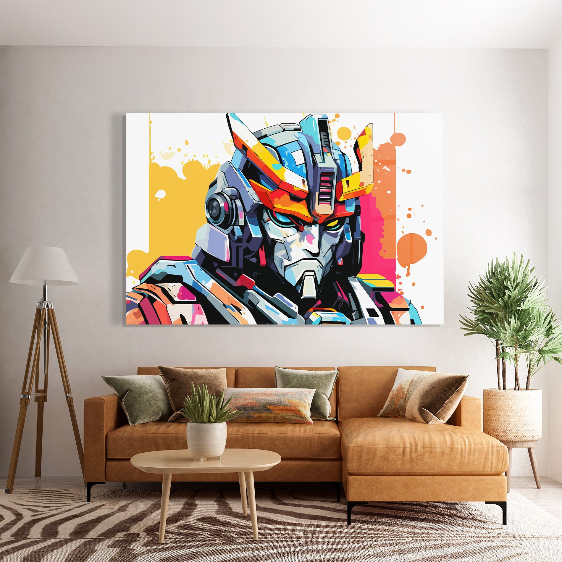 Colorful Art Robot mockup 7
