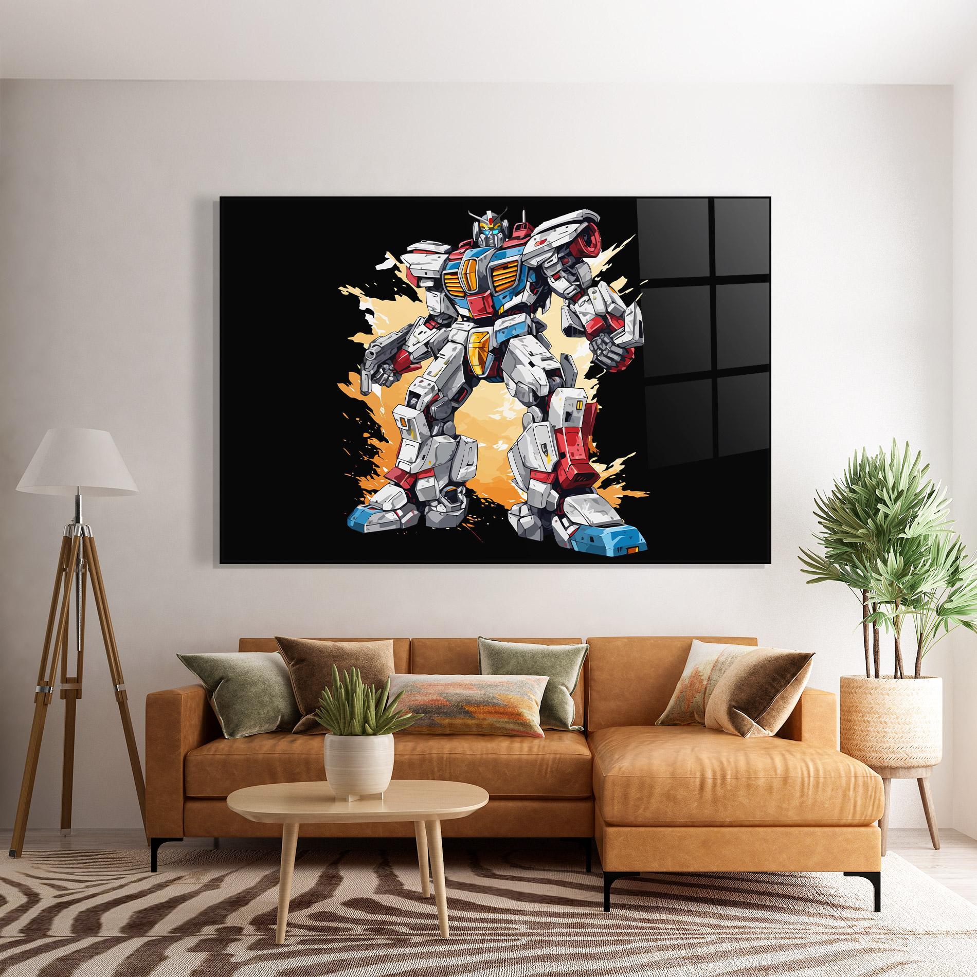 Üvegkép Crazy Robot mockup 7