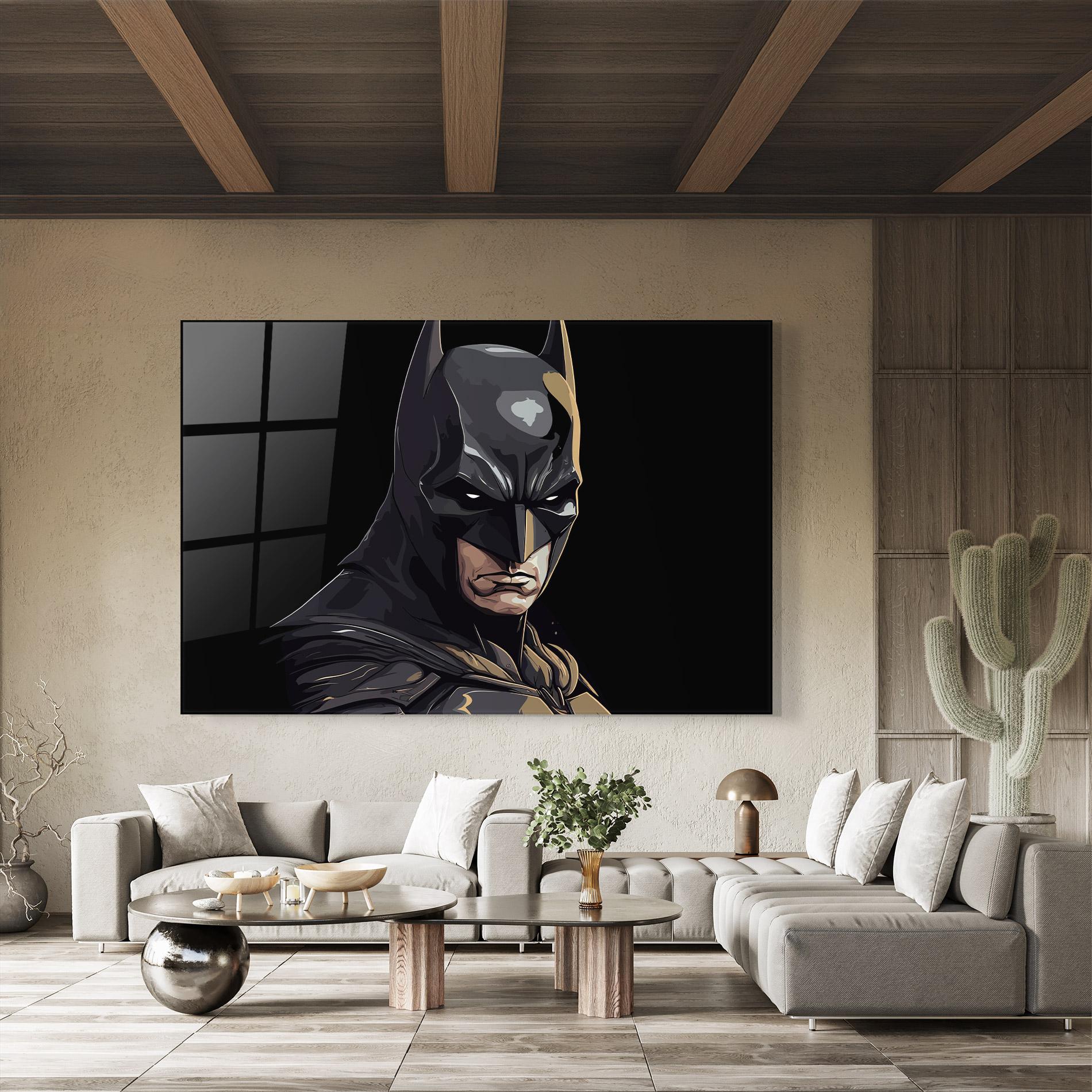 Üvegkép Angry Batman mockup 8