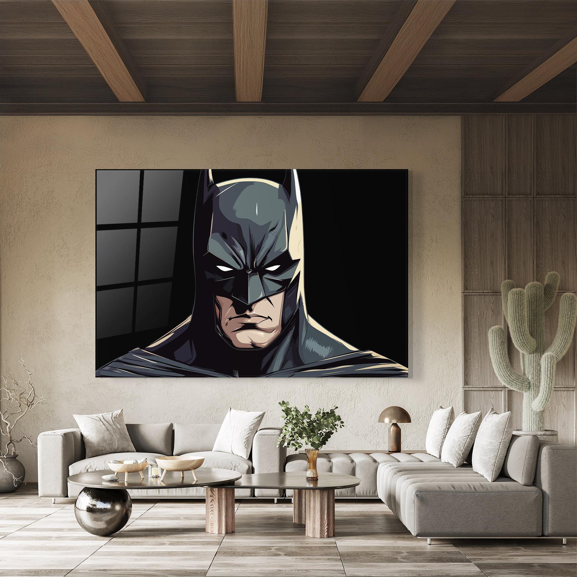 Üvegkép Batman mockup 8