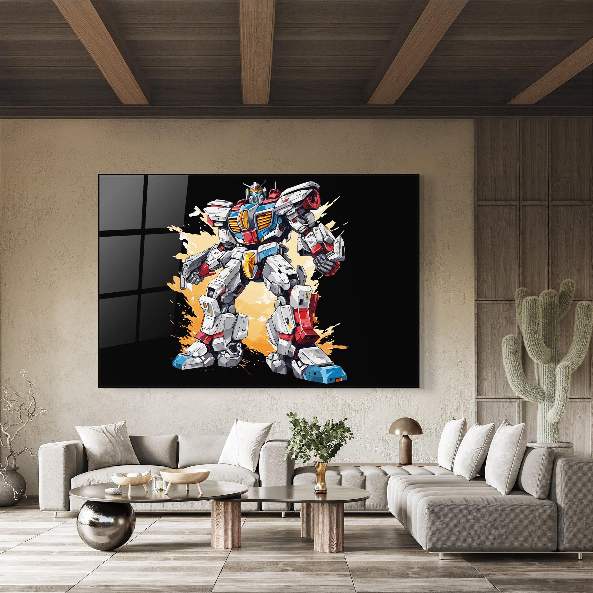 Üvegkép Crazy Robot mockup 8