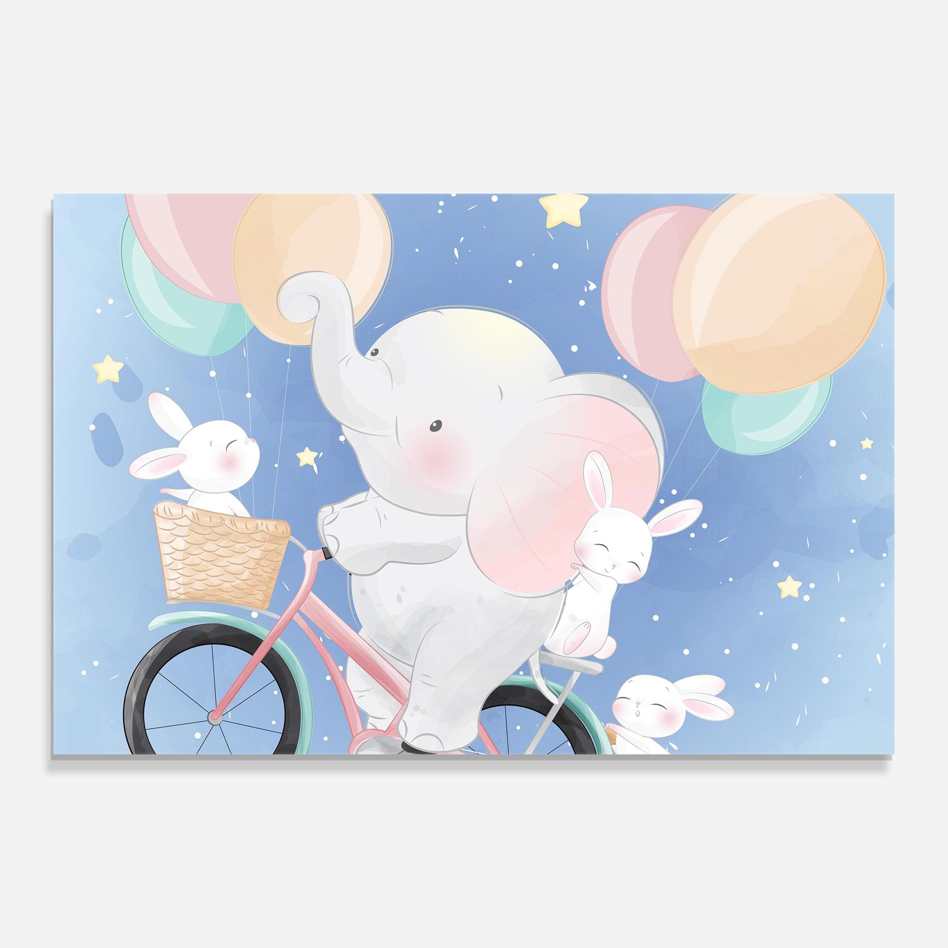Üvegkép Bike Elephant mockup 0