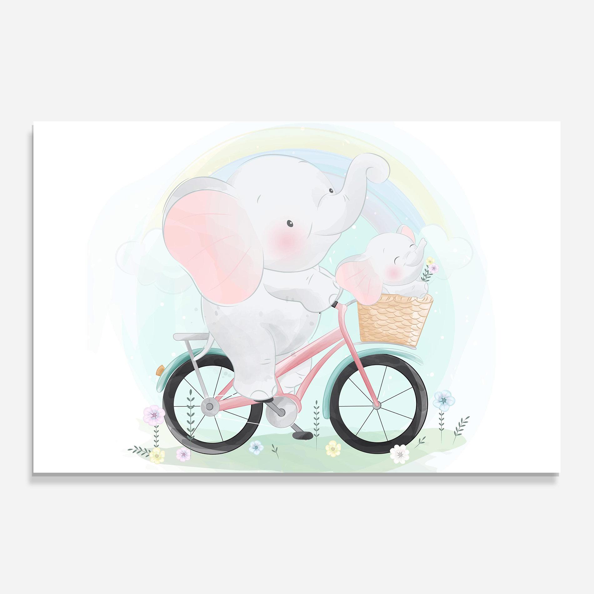 Üvegkép Elephant Bike mockup 0