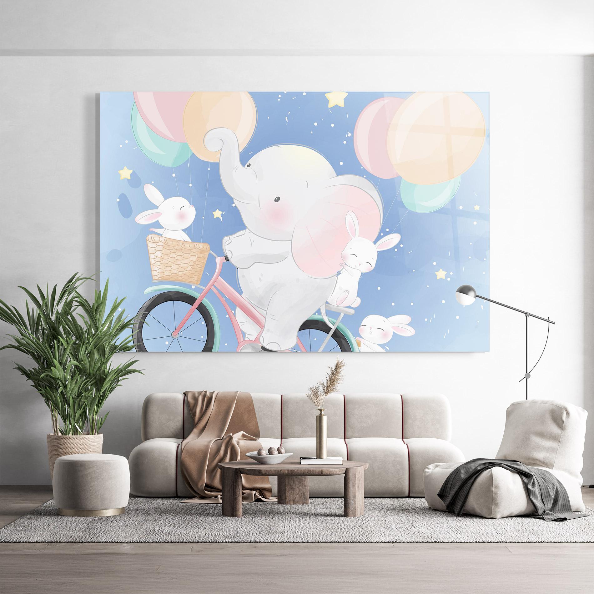 Üvegkép Bike Elephant mockup 9