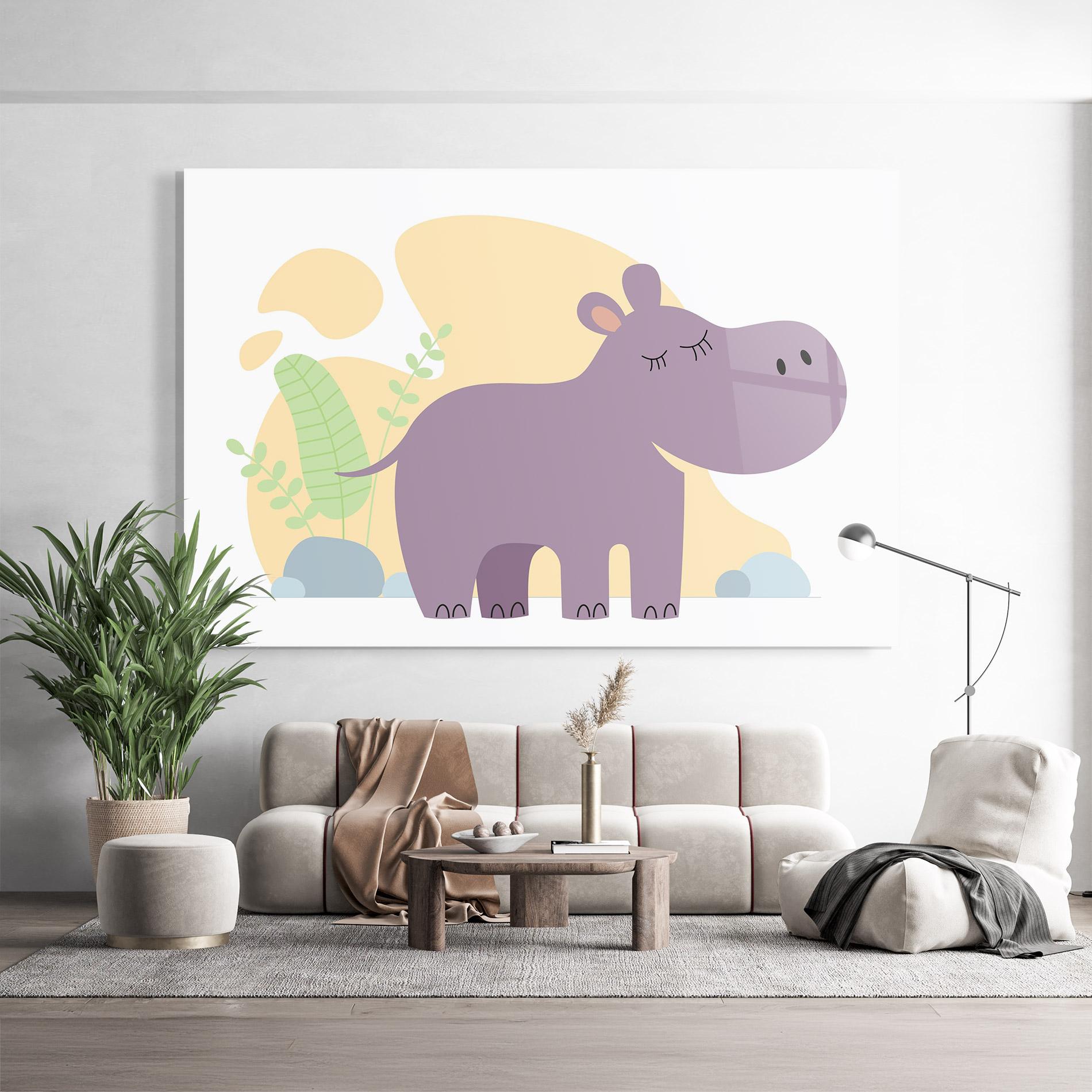 Üvegkép Cute Purple Hypo mockup 9