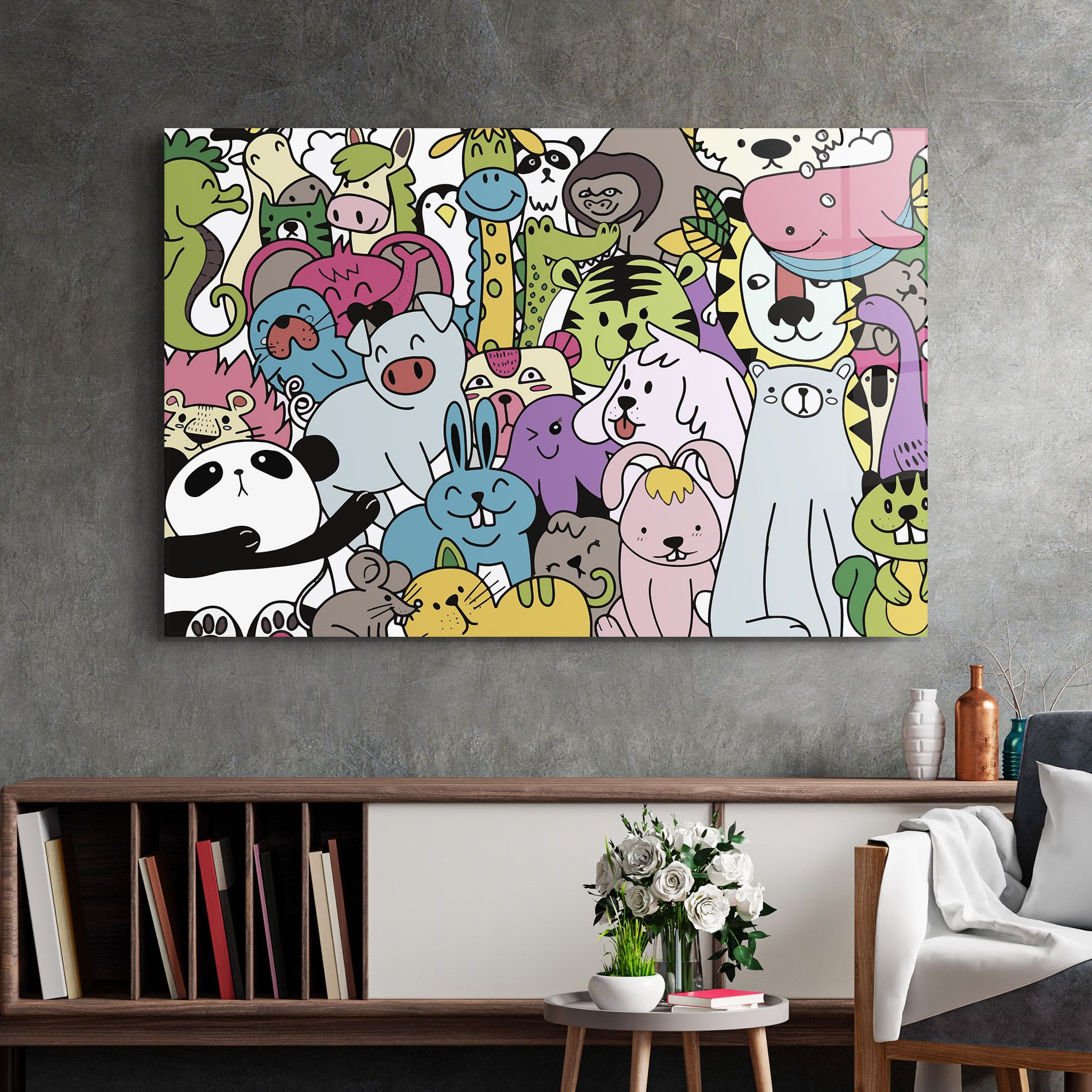 Animals Cartoon mockup 2