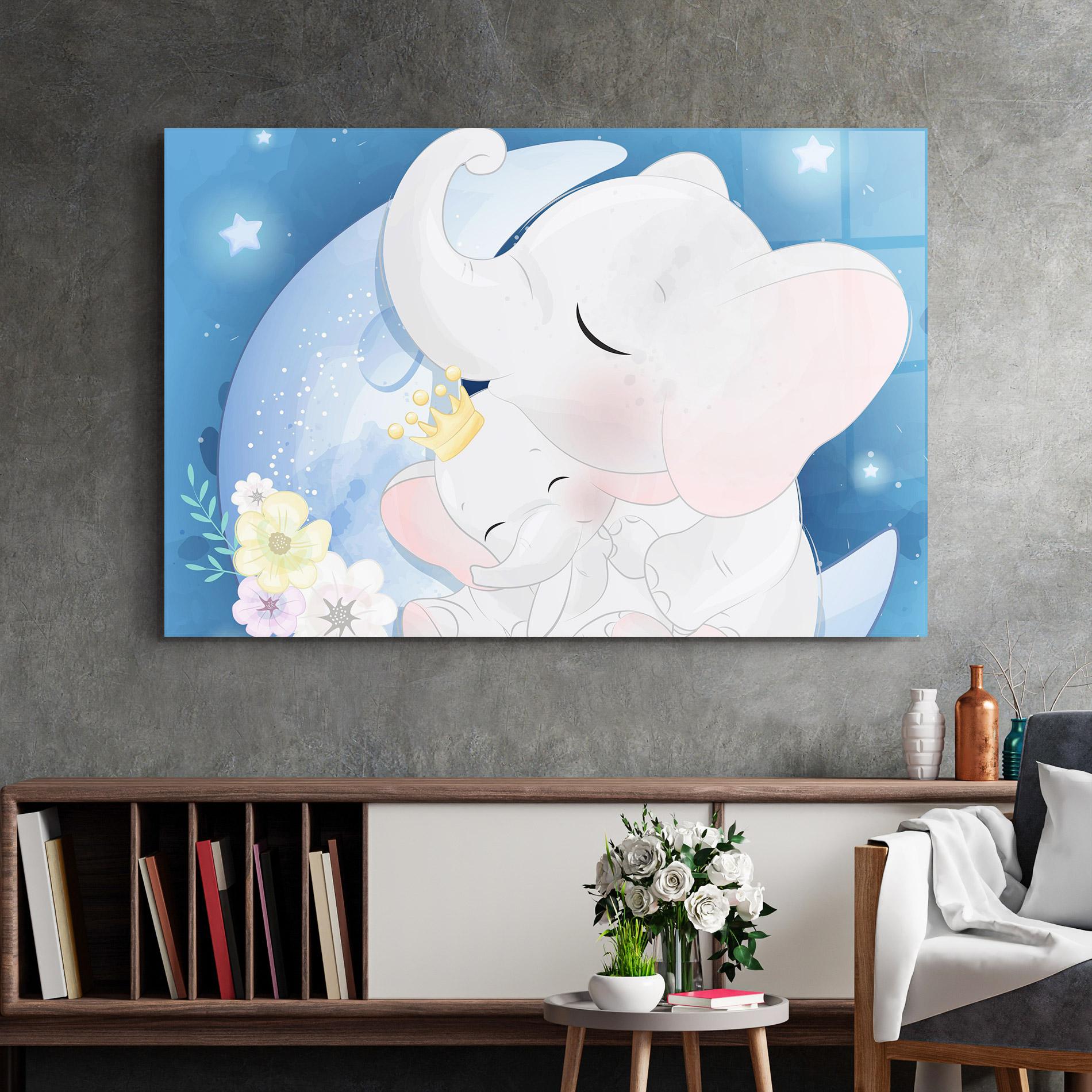 Üvegkép Elephant King mockup 2