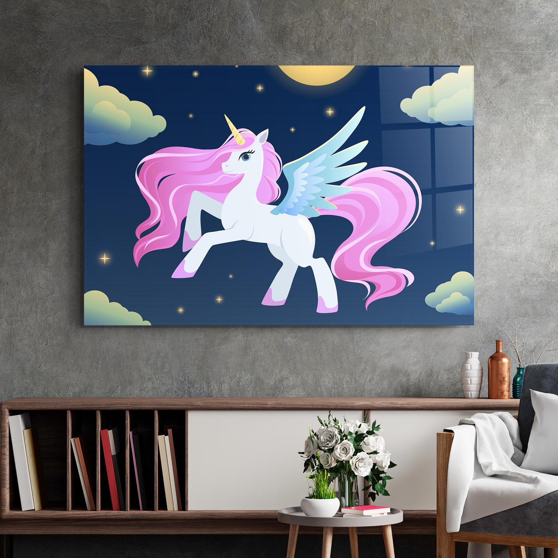 Üvegkép White Sky Pony mockup 2