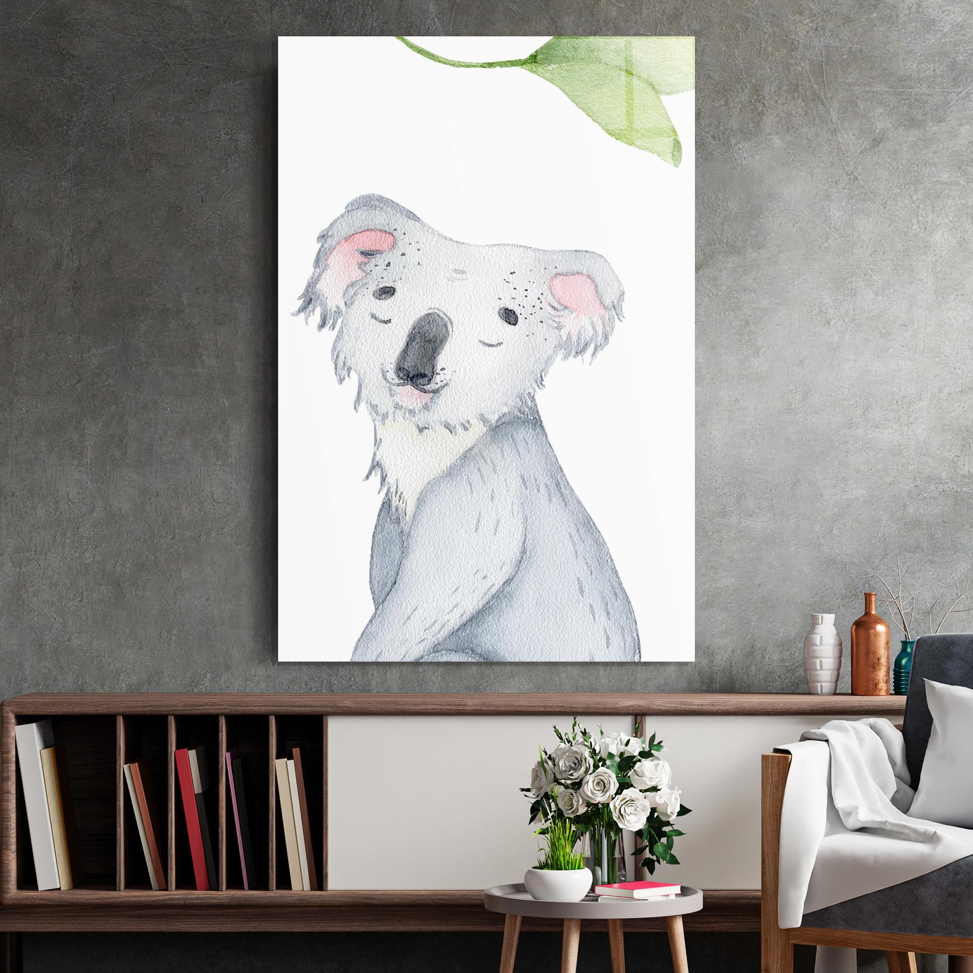 Üvegkép Baby Koala mockup 2