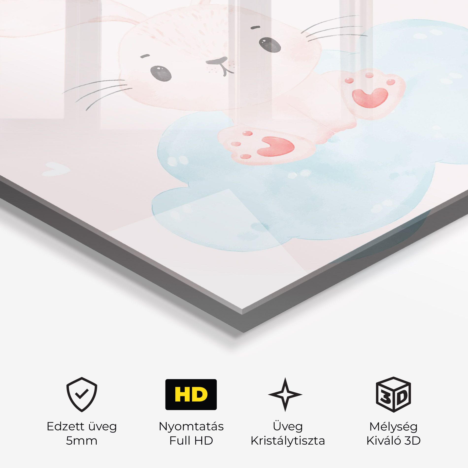 Cloud Pink Bunny mockup 3
