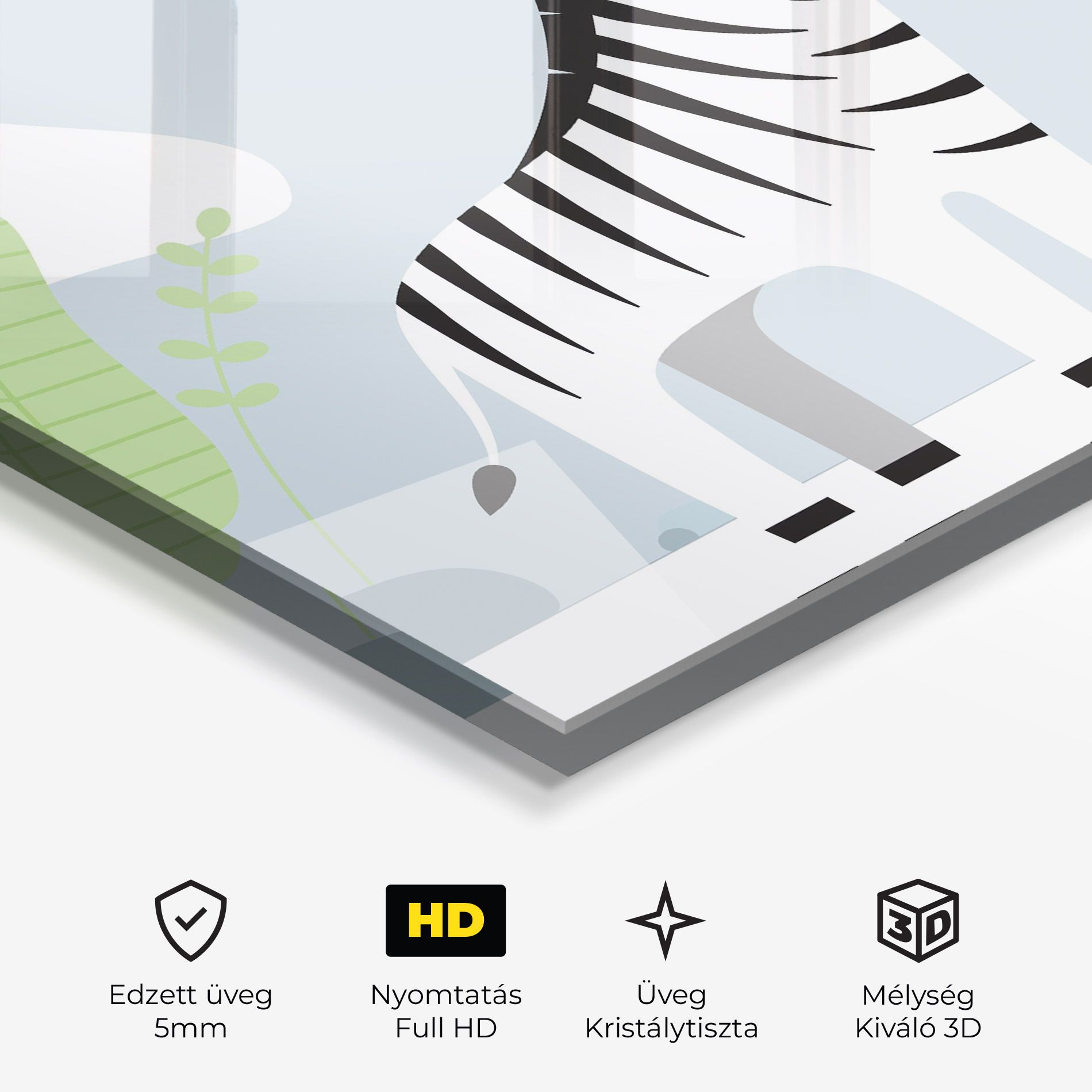 Cute Zebra Leaf mockup 3